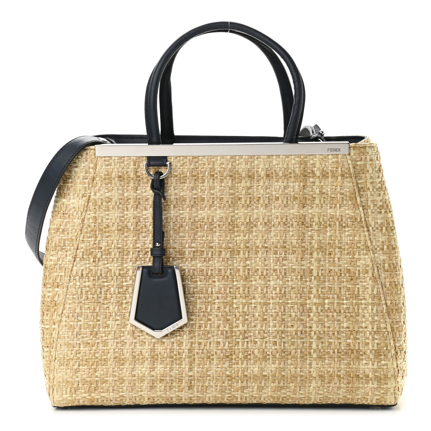 fendi woven tote