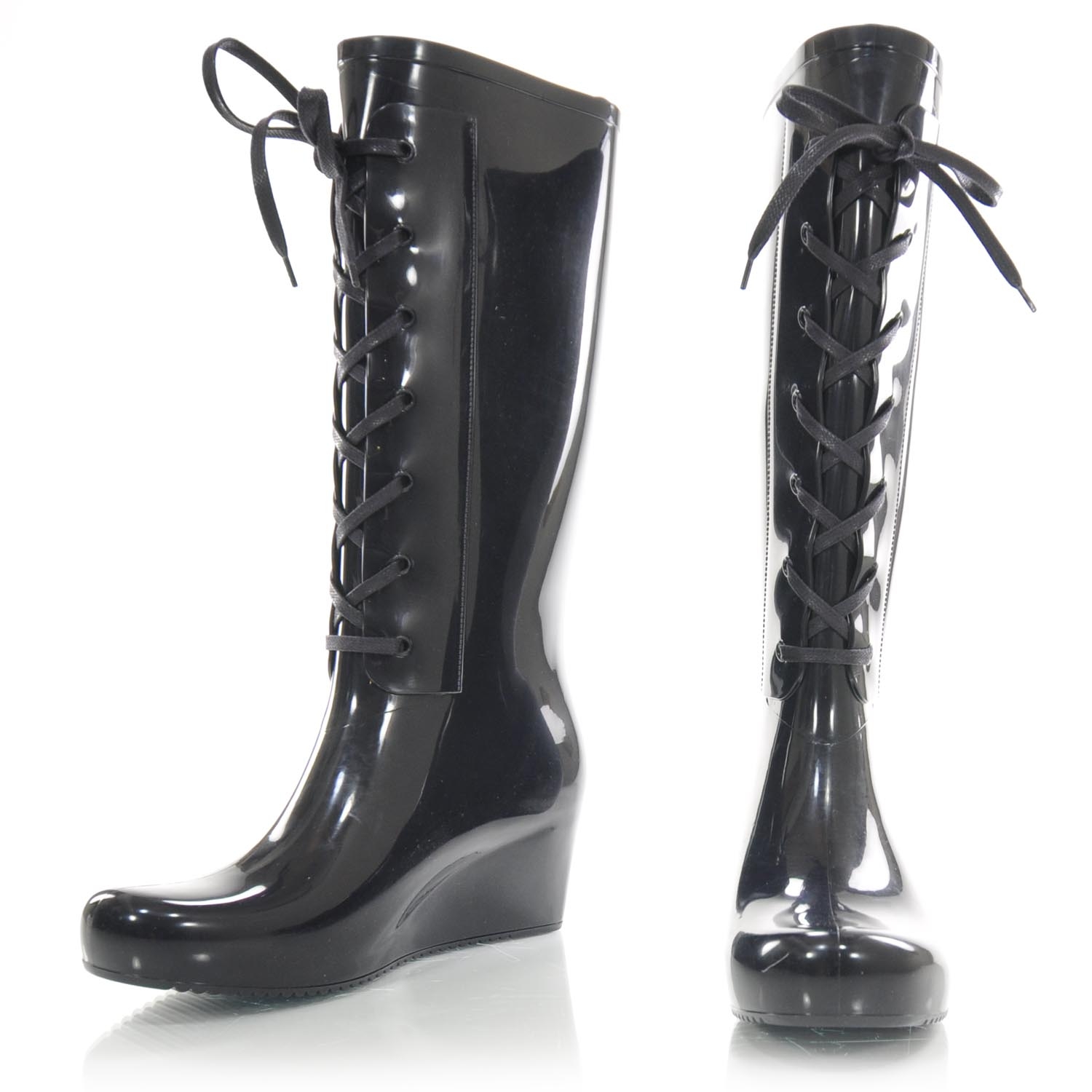ysl rain boots