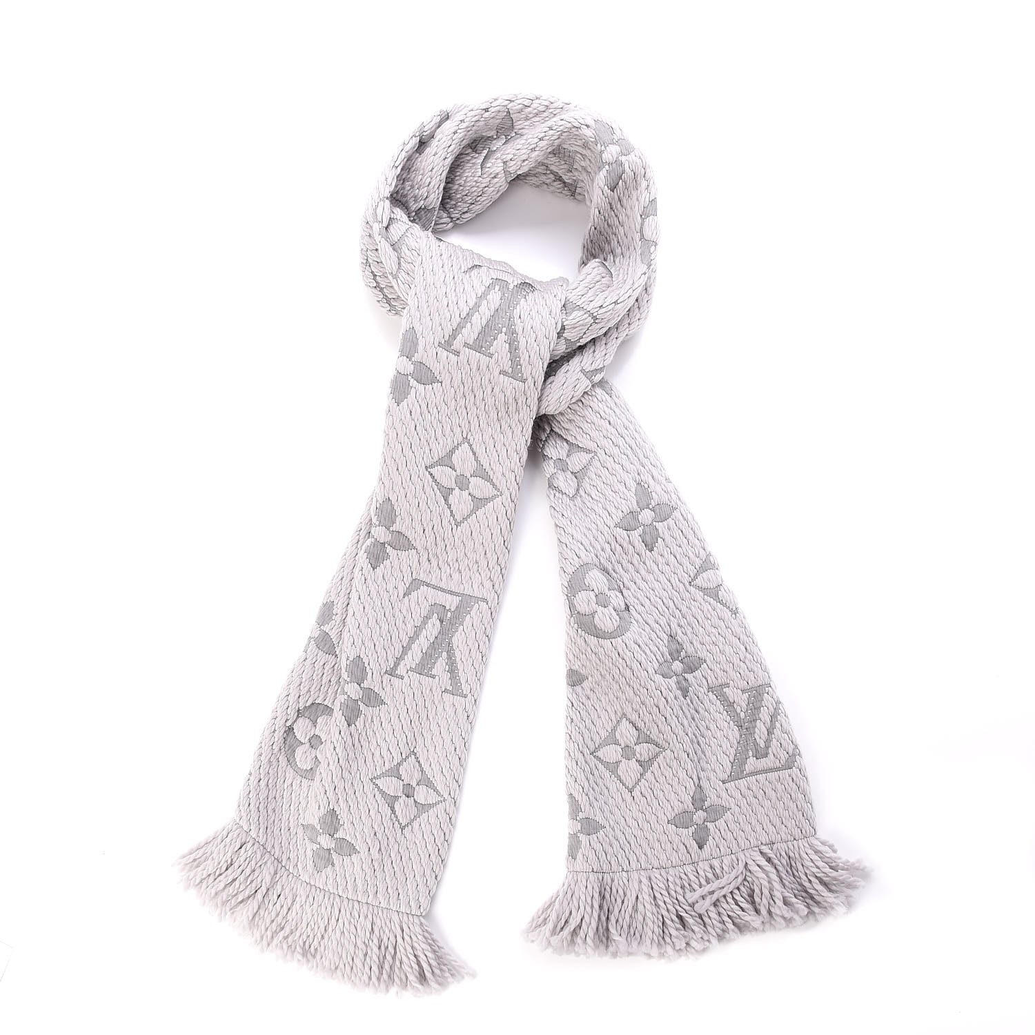 Shop Louis Vuitton MONOGRAM Logomania scarf (M72432, M74742) by