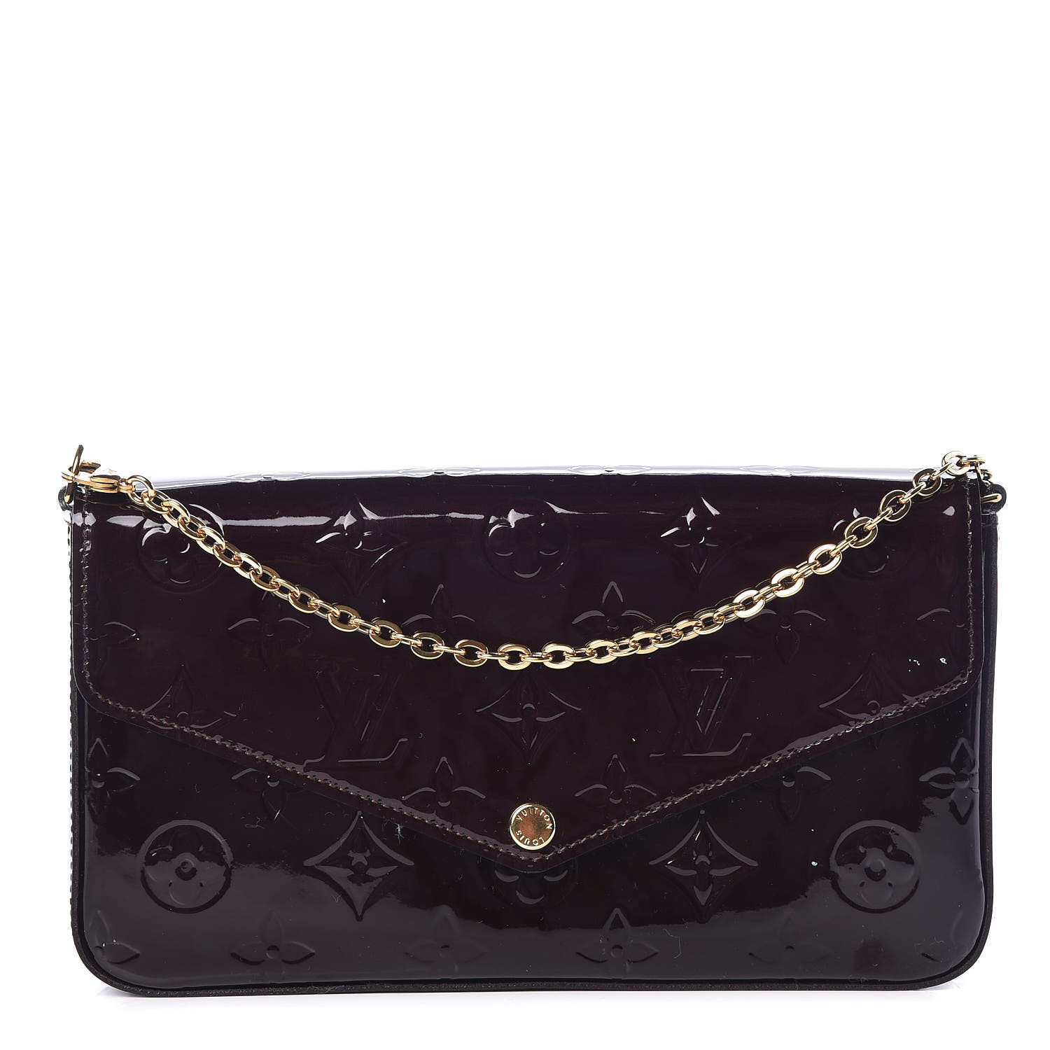 pochette felicie amarante