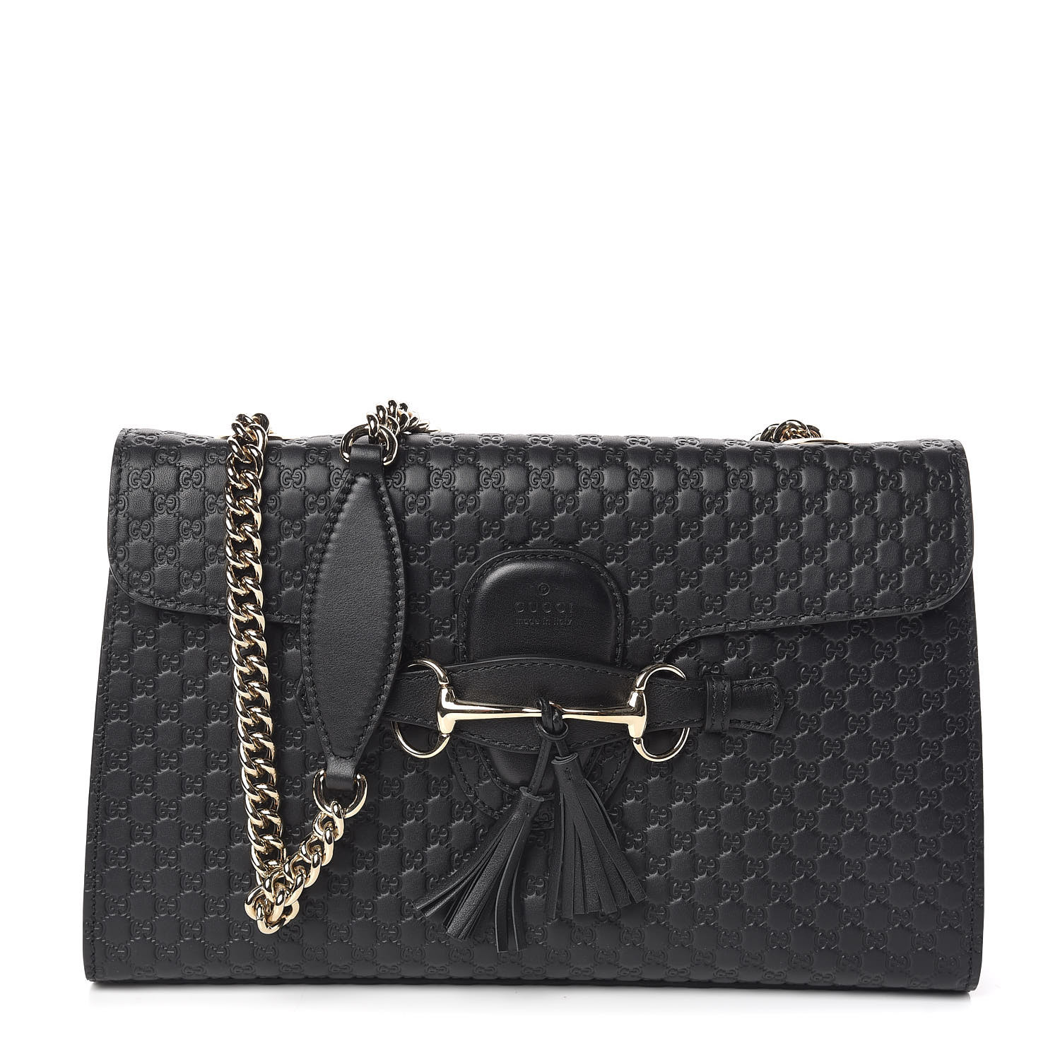 gucci microguccissima medium emily chain shoulder bag