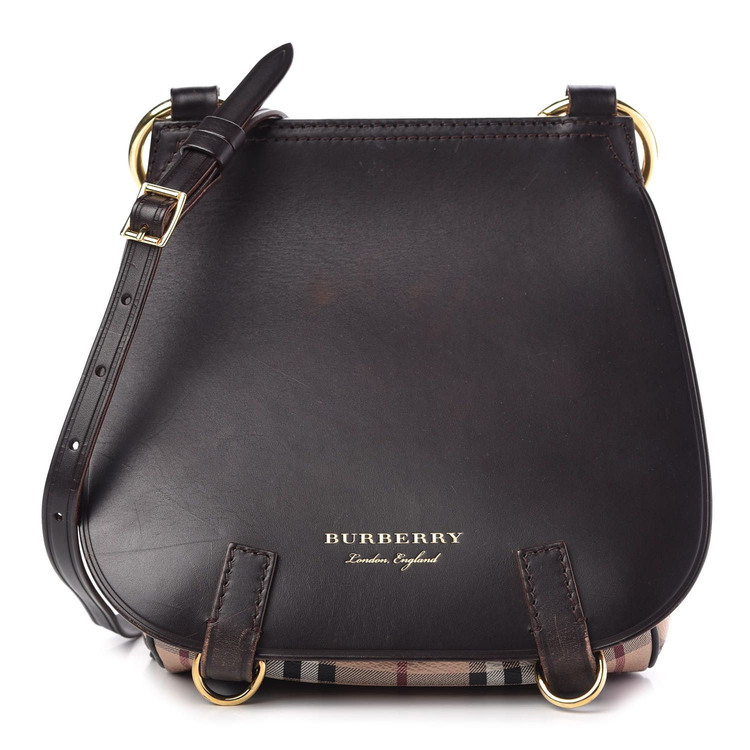 Saddle bag burberry on sale