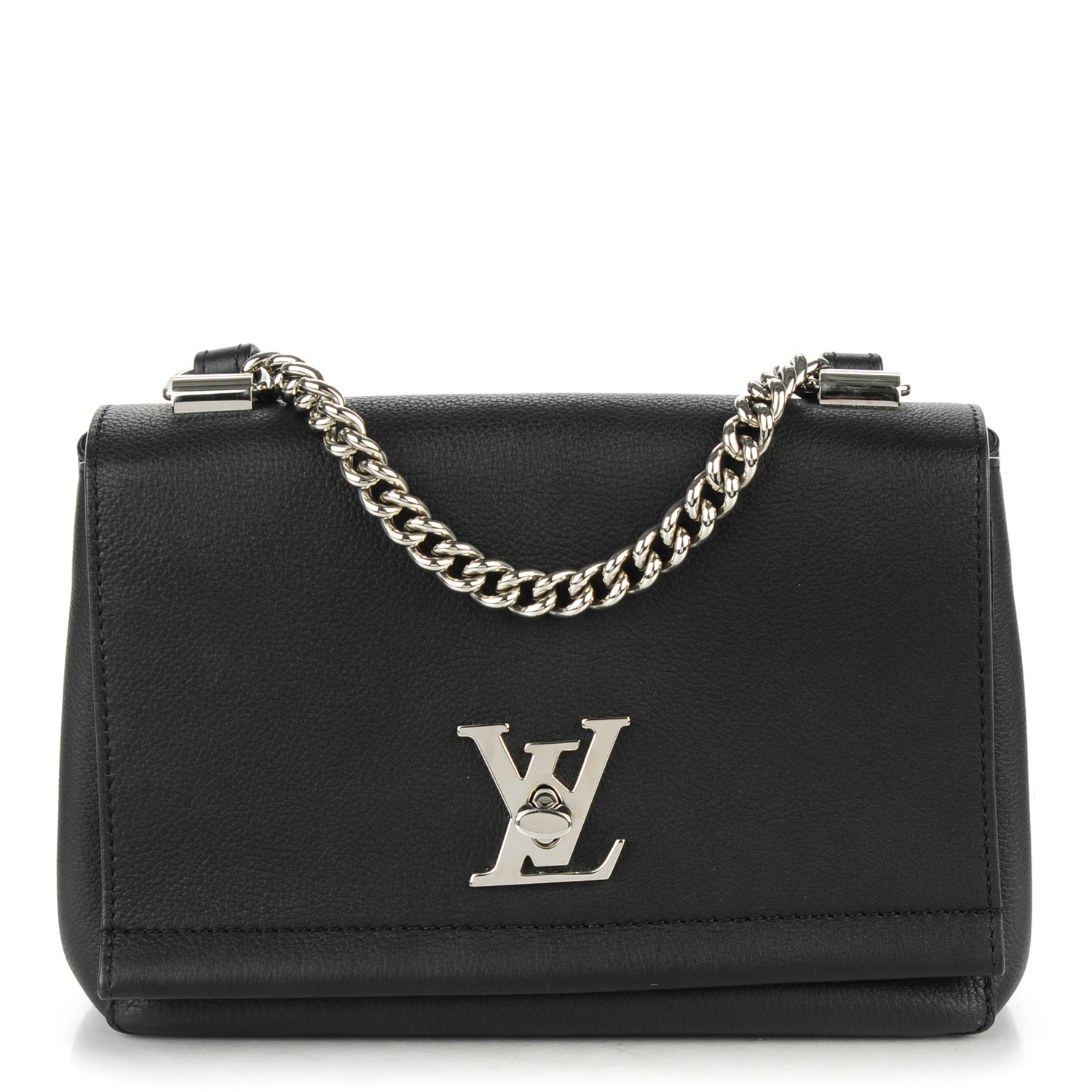 Louis Vuitton Calfskin Lockme Pochette Crossbody Bag, Louis Vuitton  Handbags