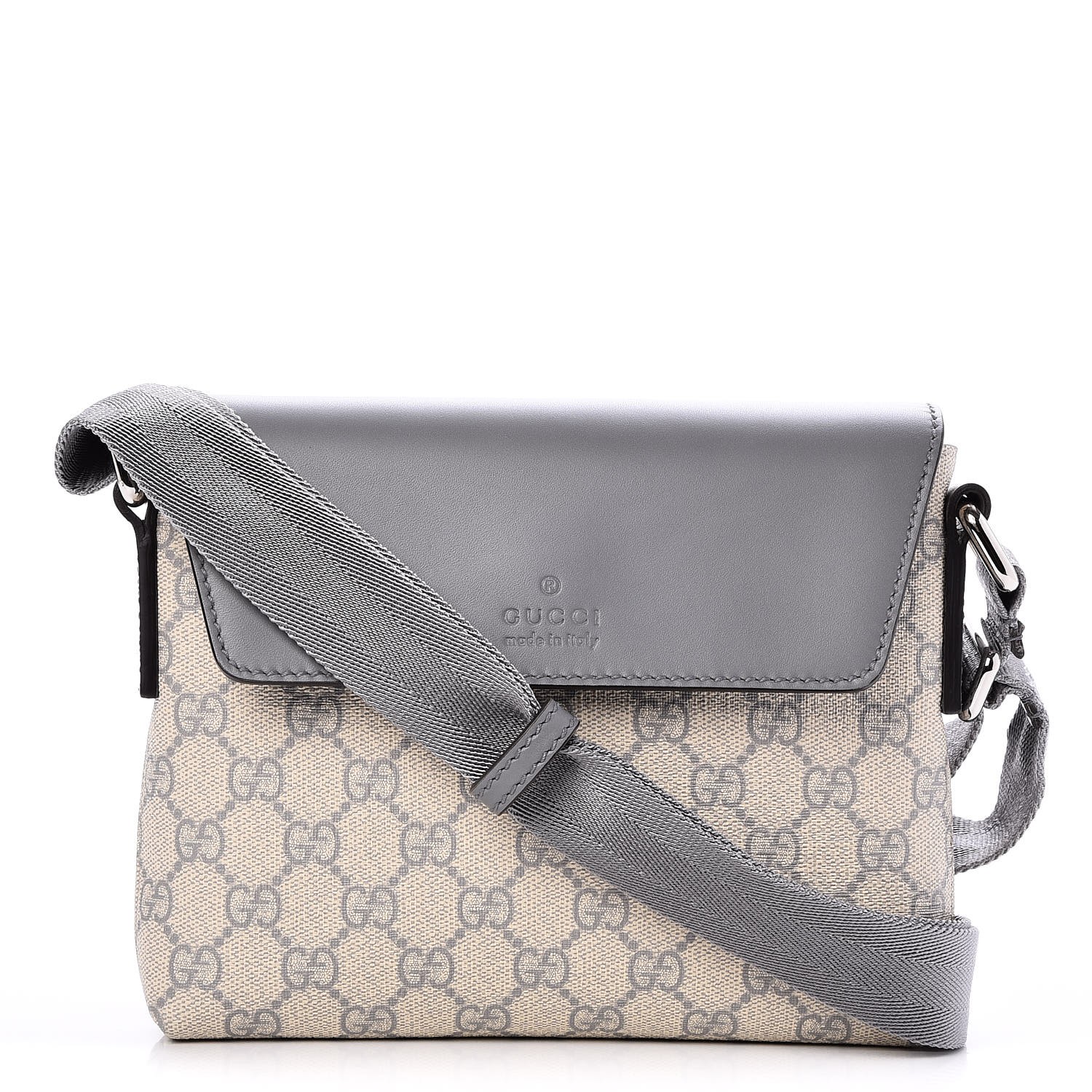 grey gucci man bag