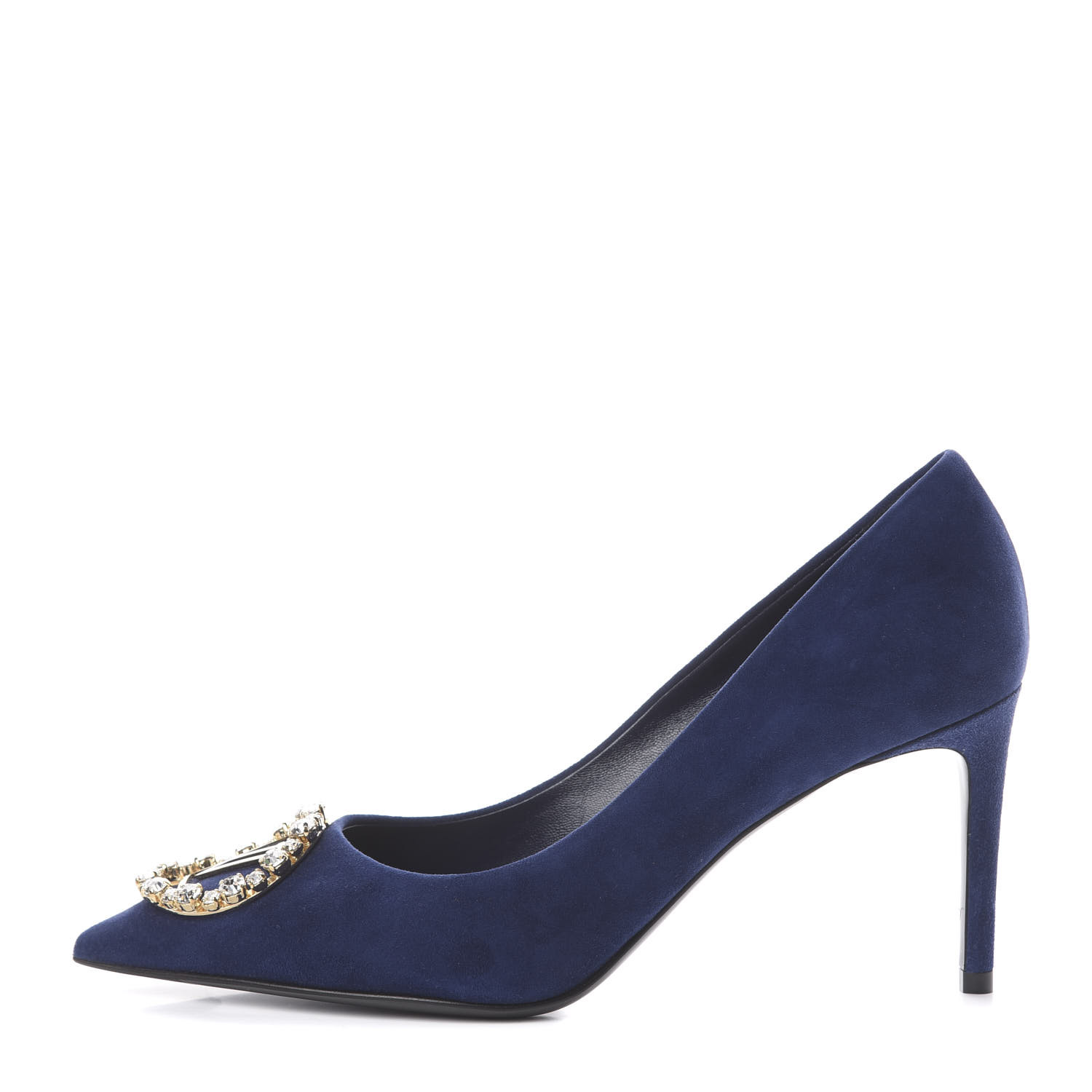 LOUIS VUITTON Suede Madeleine Pumps 39 