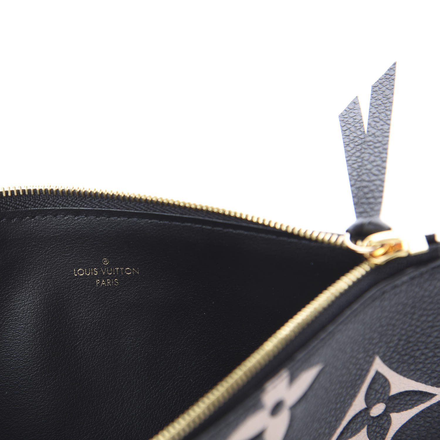 louis vuitton félicie pochette black monogram empreinte