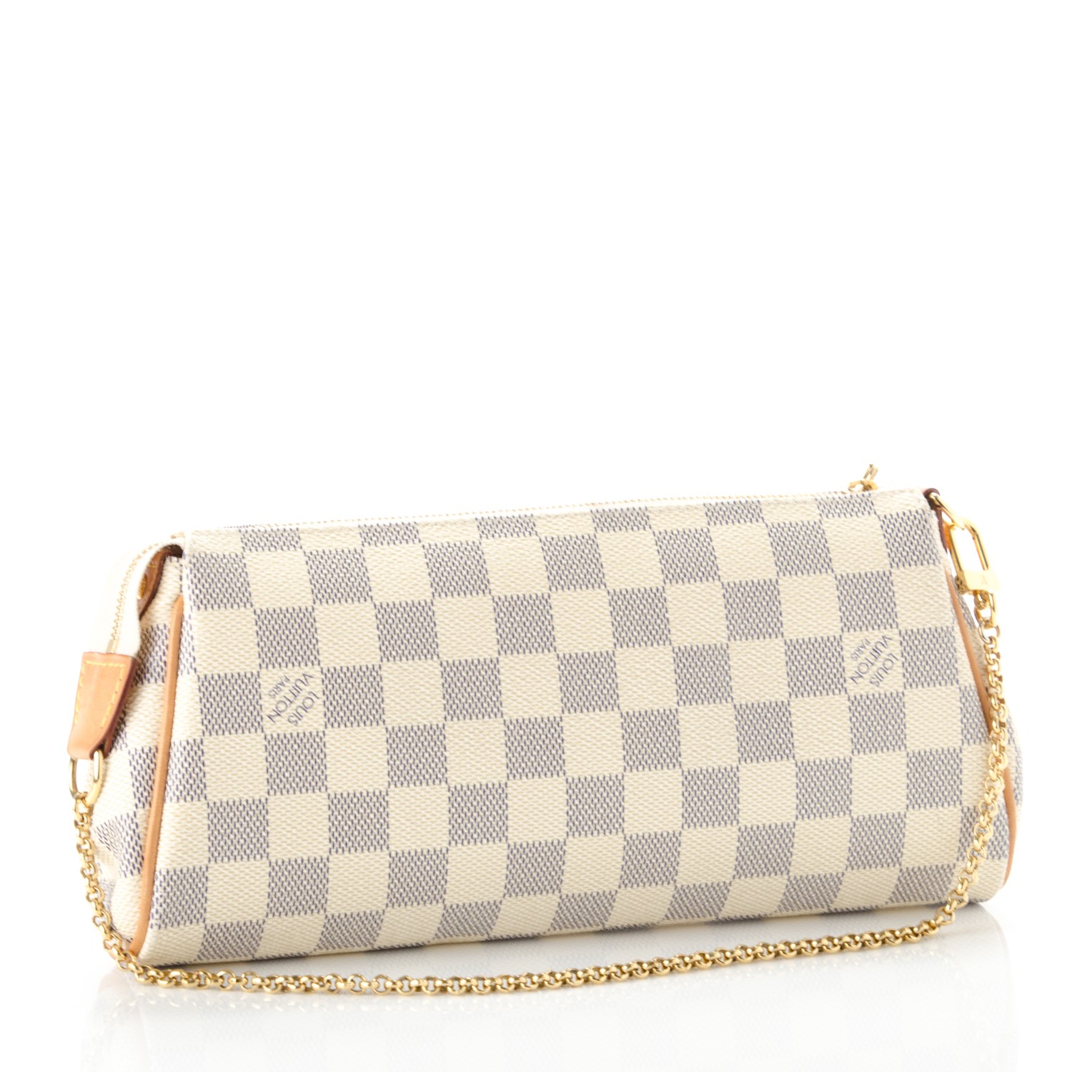 louis vuitton clutch damier azur