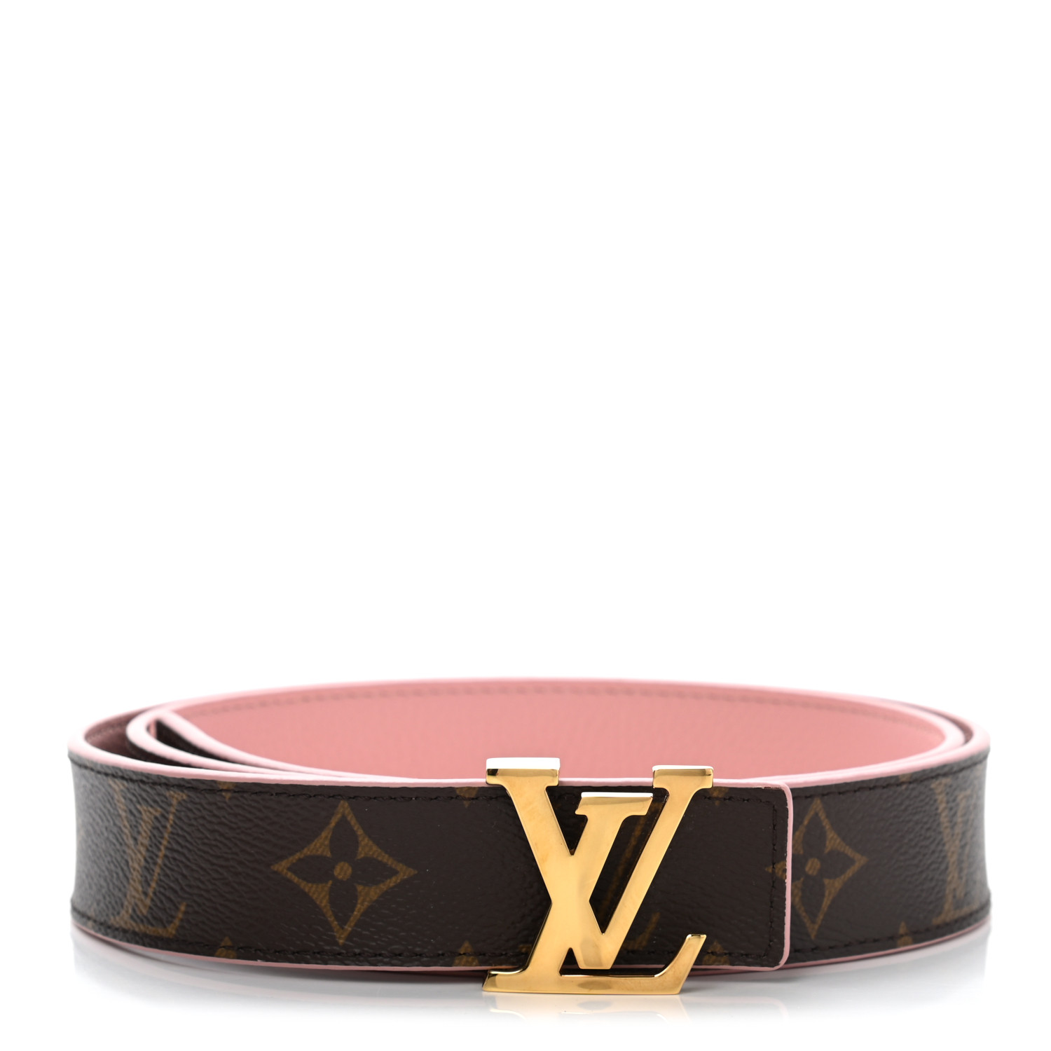 Louis Vuitton Ultra Rare Cherry Blossom Pink Monogram Belt 70/28 860753