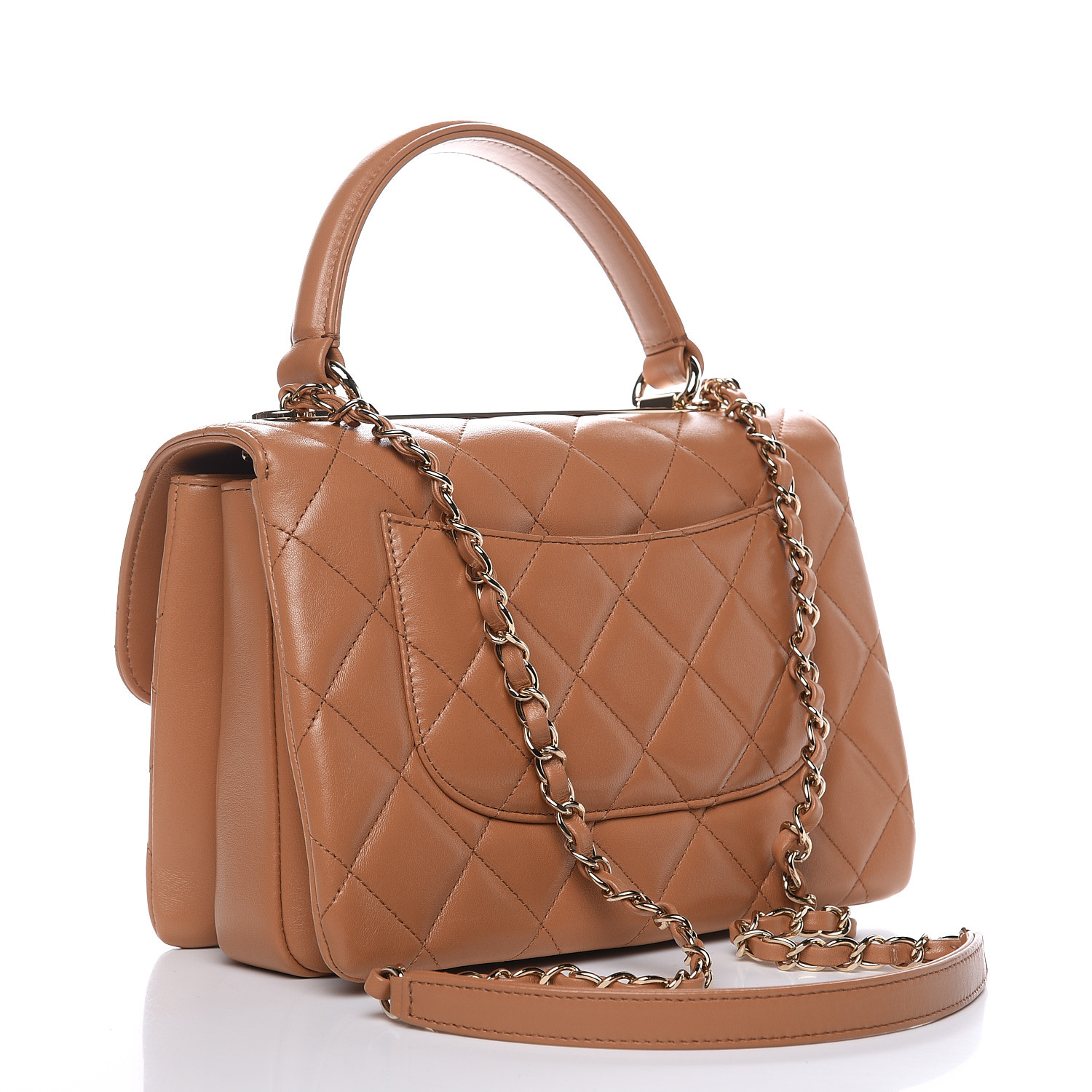 camel brown chanel bag