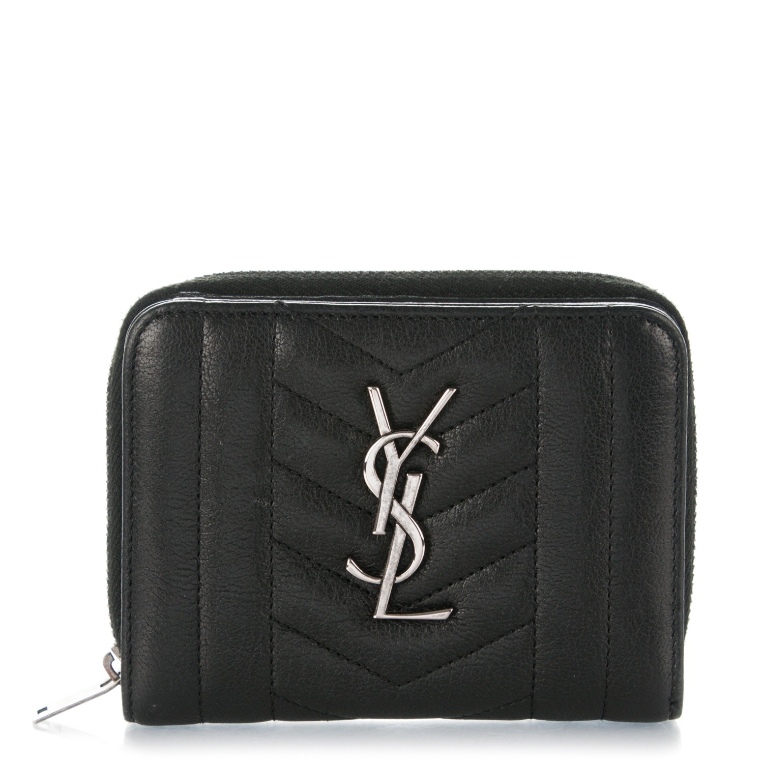 saint laurent matelasse wallet