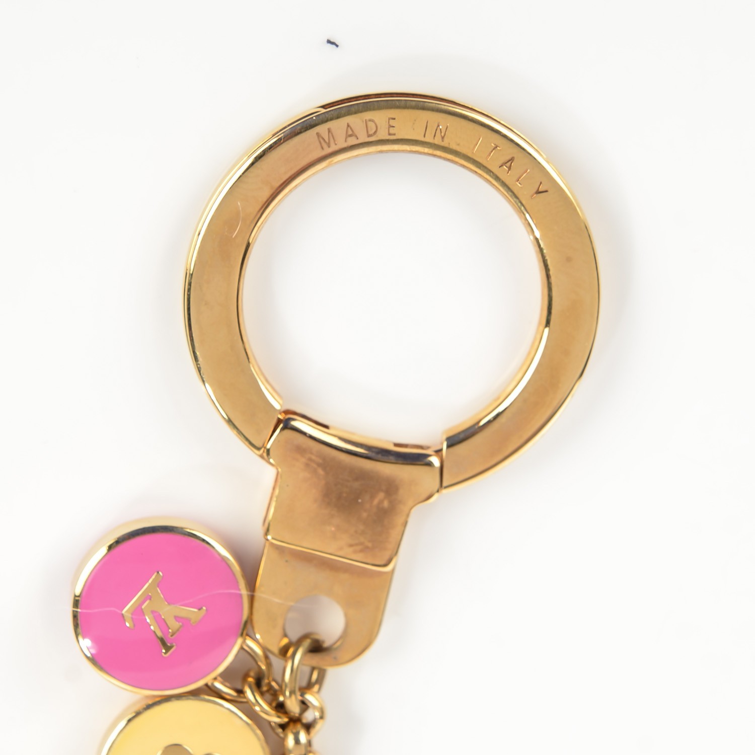 LOUIS VUITTON Pastilles Cles Key Chain Bag Charm 1295403