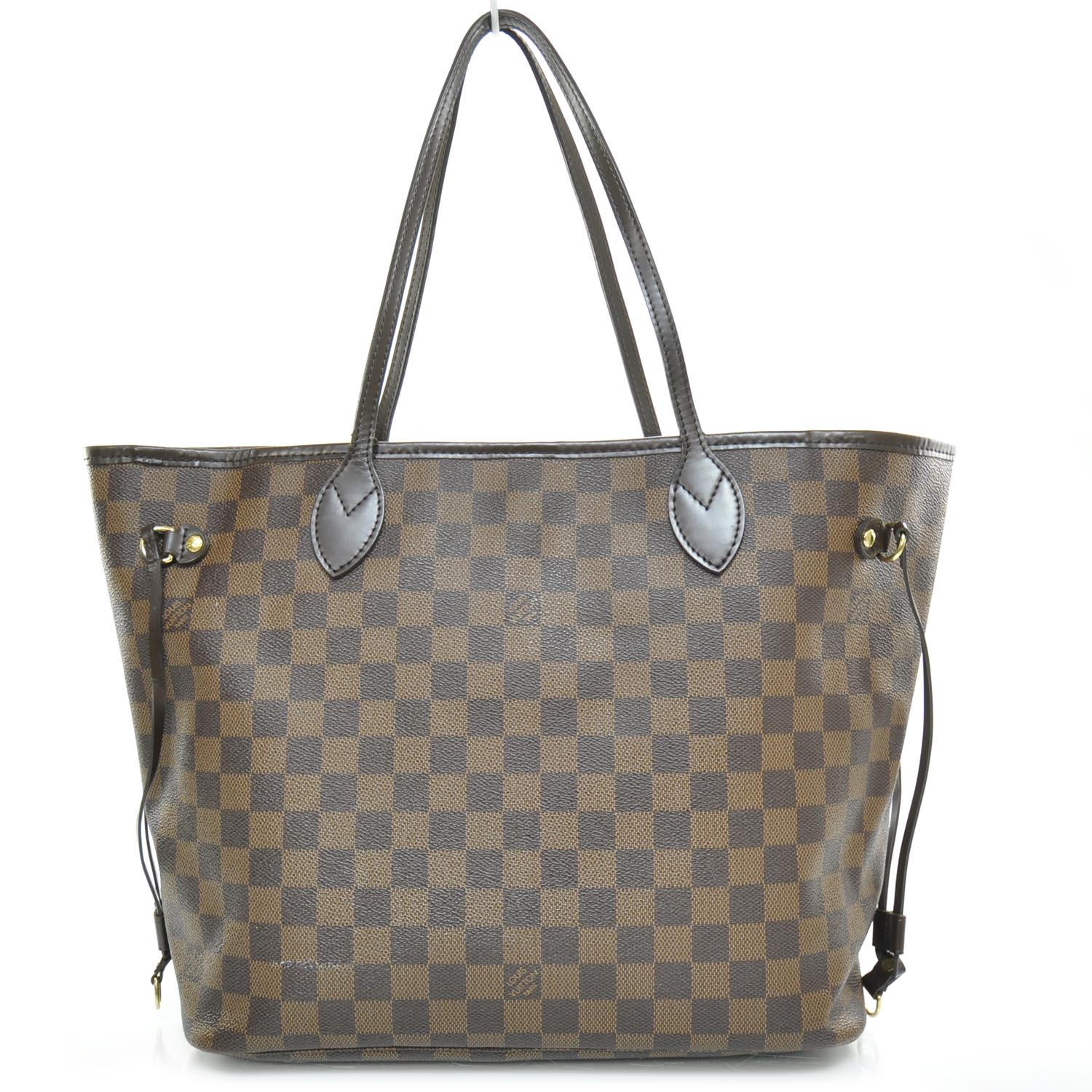 LOUIS VUITTON Damier Ebene Neverfull MM 25617