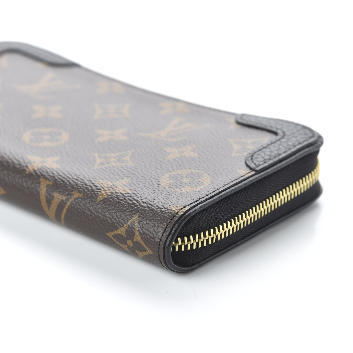 LOUIS VUITTON Monogram Zippy Retiro Wallet Black 109866