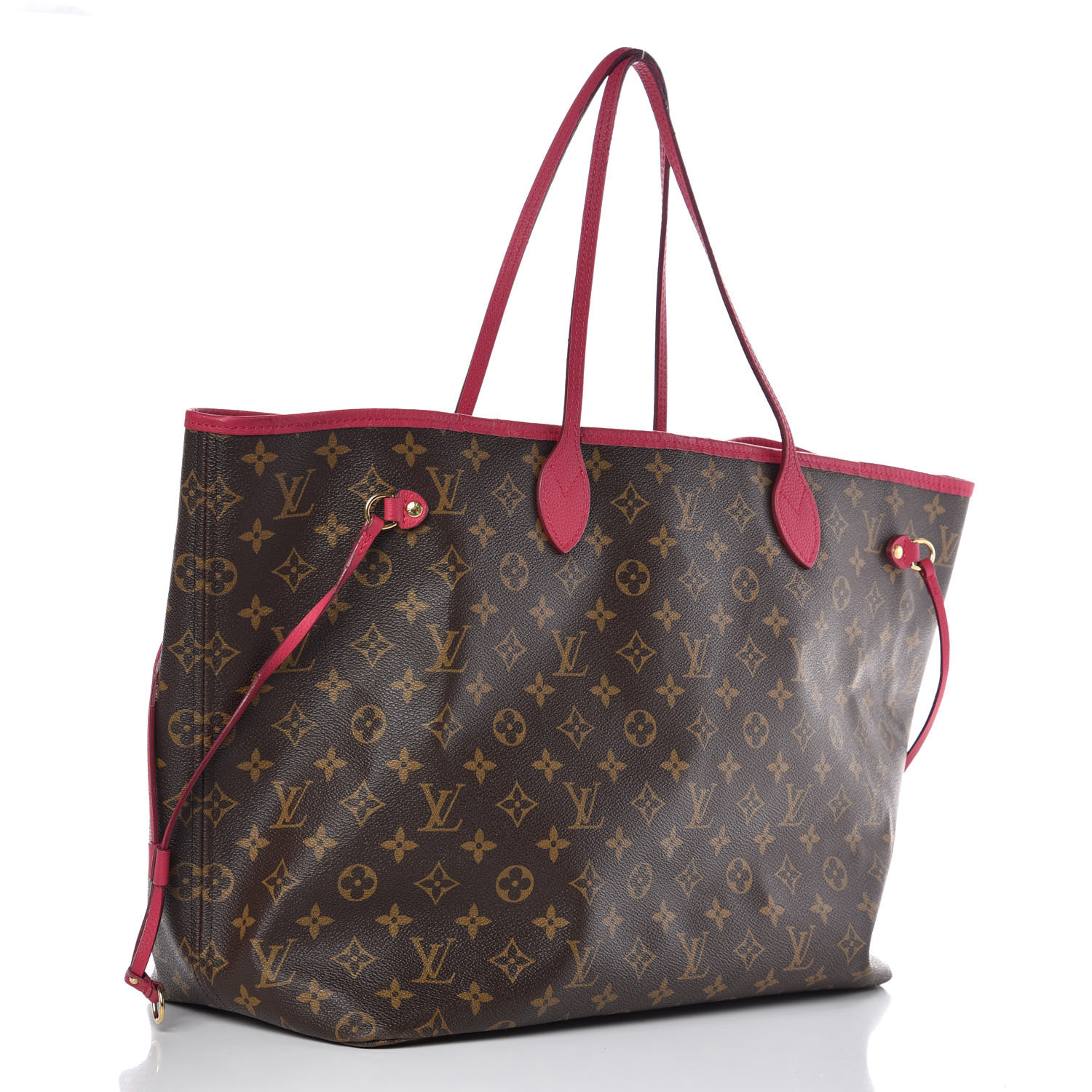 LOUIS VUITTON Monogram Ikat Neverfull GM Indian Rose 358969