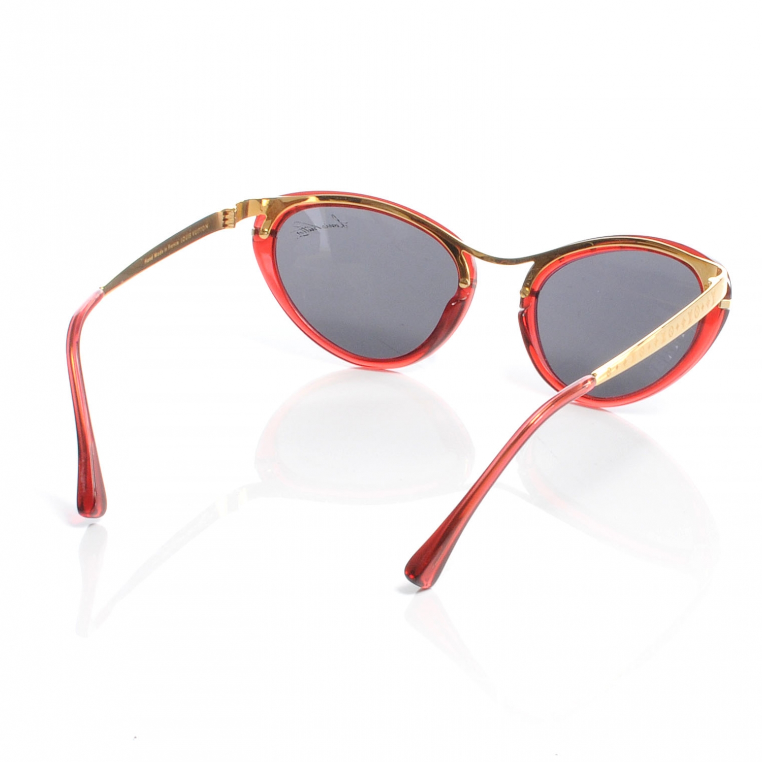 Louis Vuitton Cat Eye Sunglasses Red 44697 Fashionphile 7805