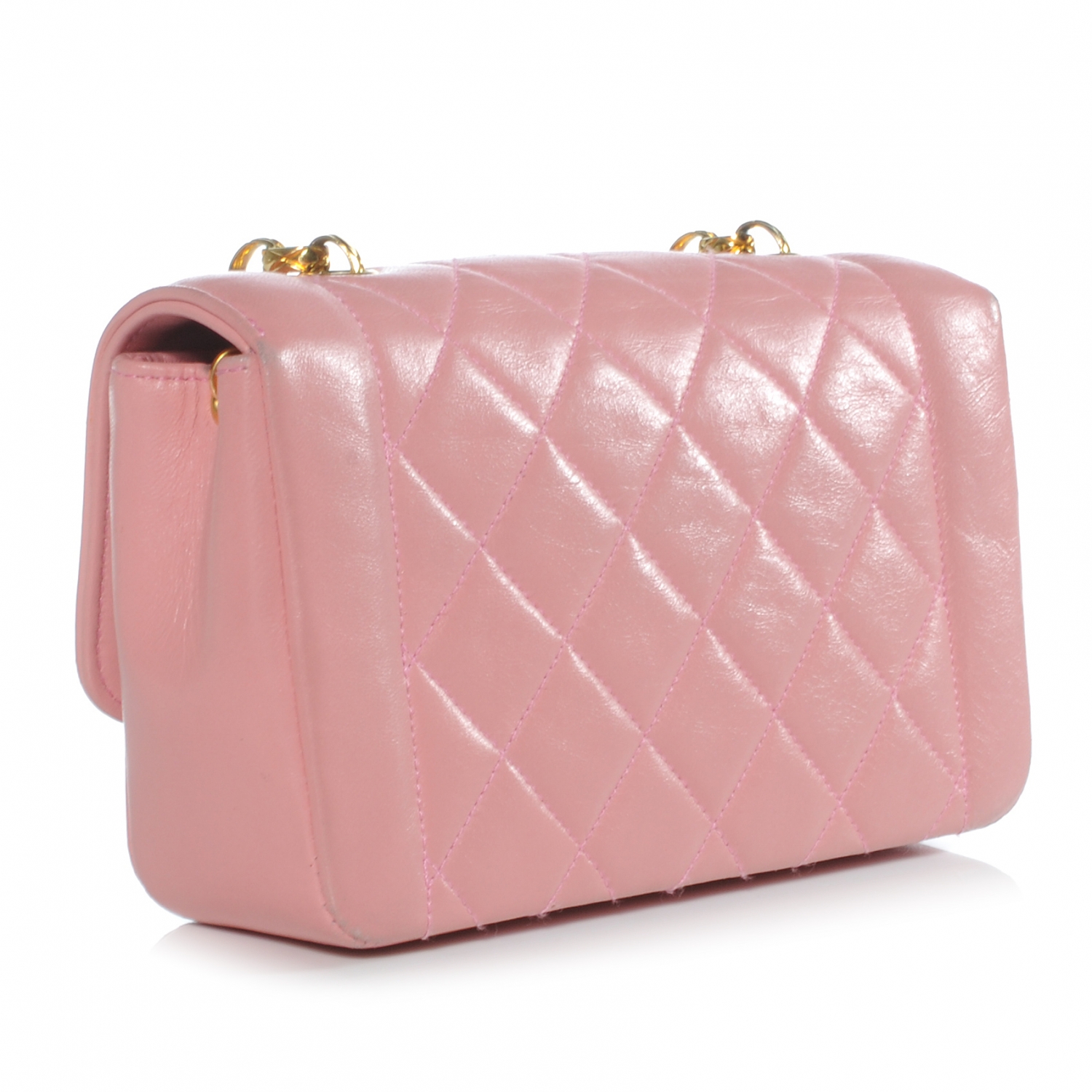 chanel pink lambskin