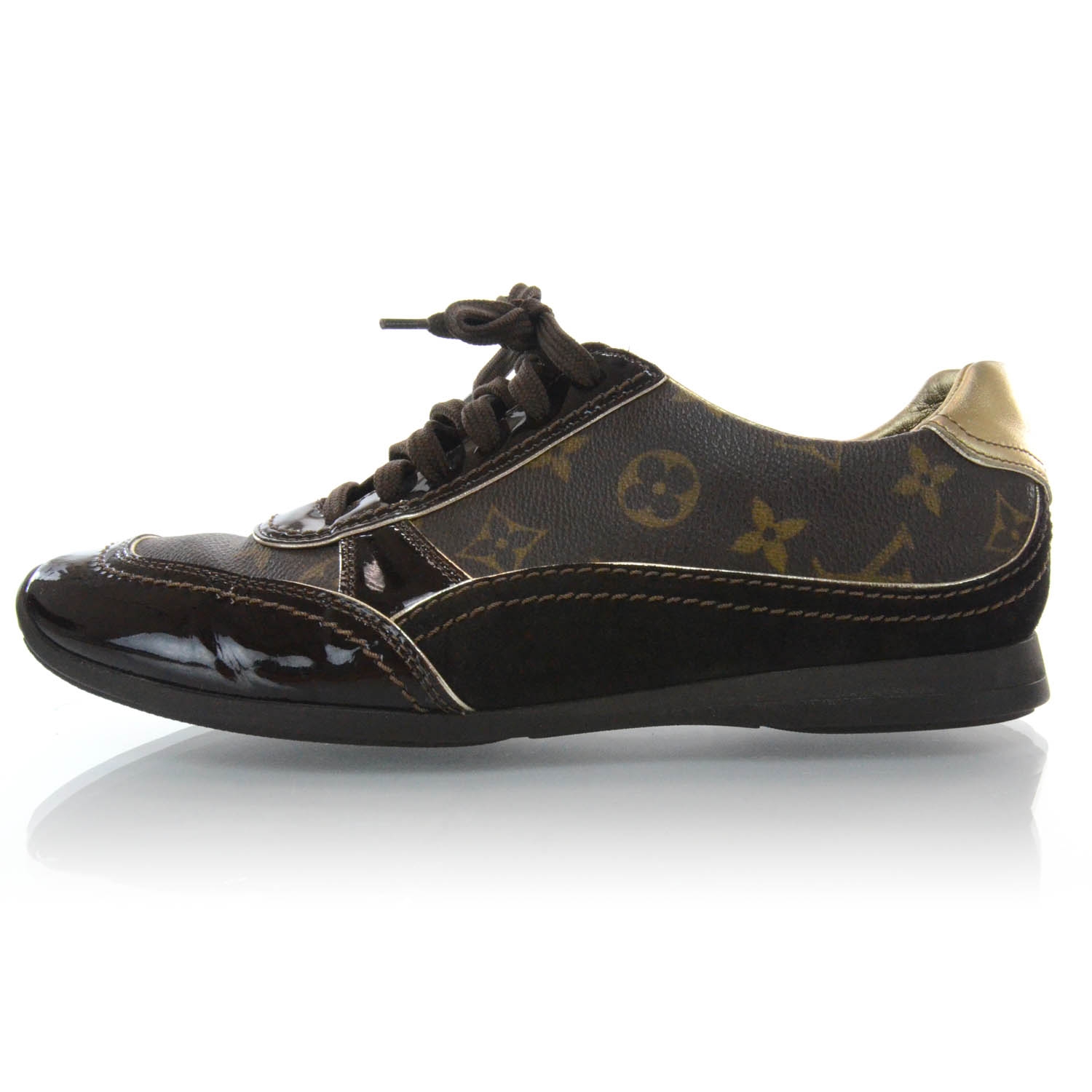 Louis Vuitton Patent Monogram Globe Trotter Sneakers 40 Fashionphile