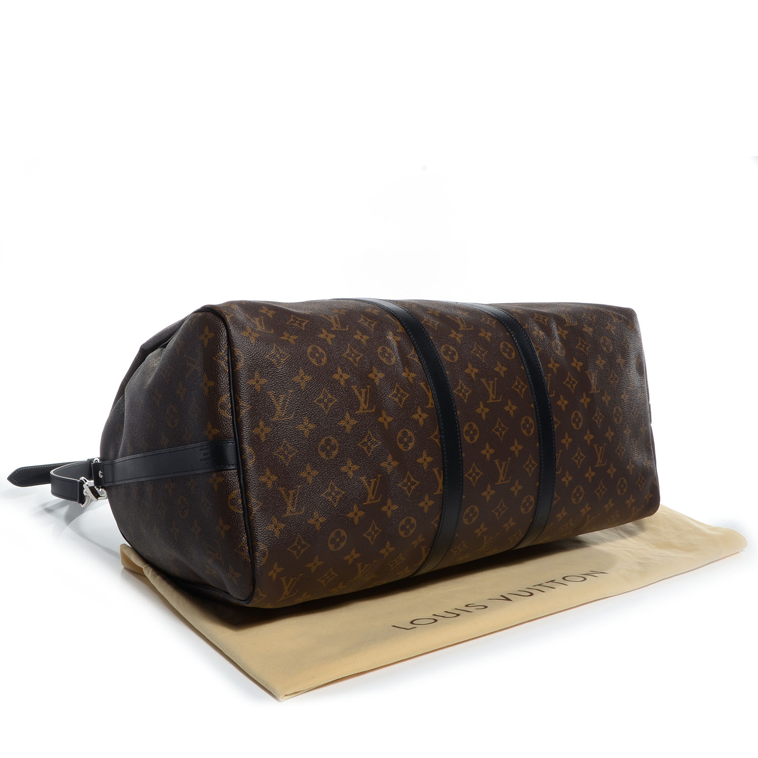 louis vuitton monogram macassar keepall bandouliere 55