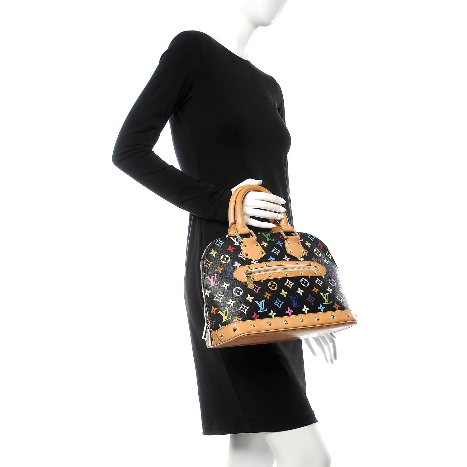 LOUIS VUITTON Multicolor Alma Black 317593