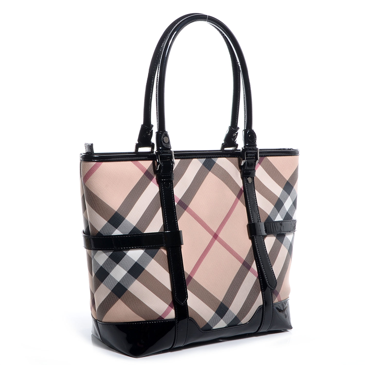 nova check burberry tote