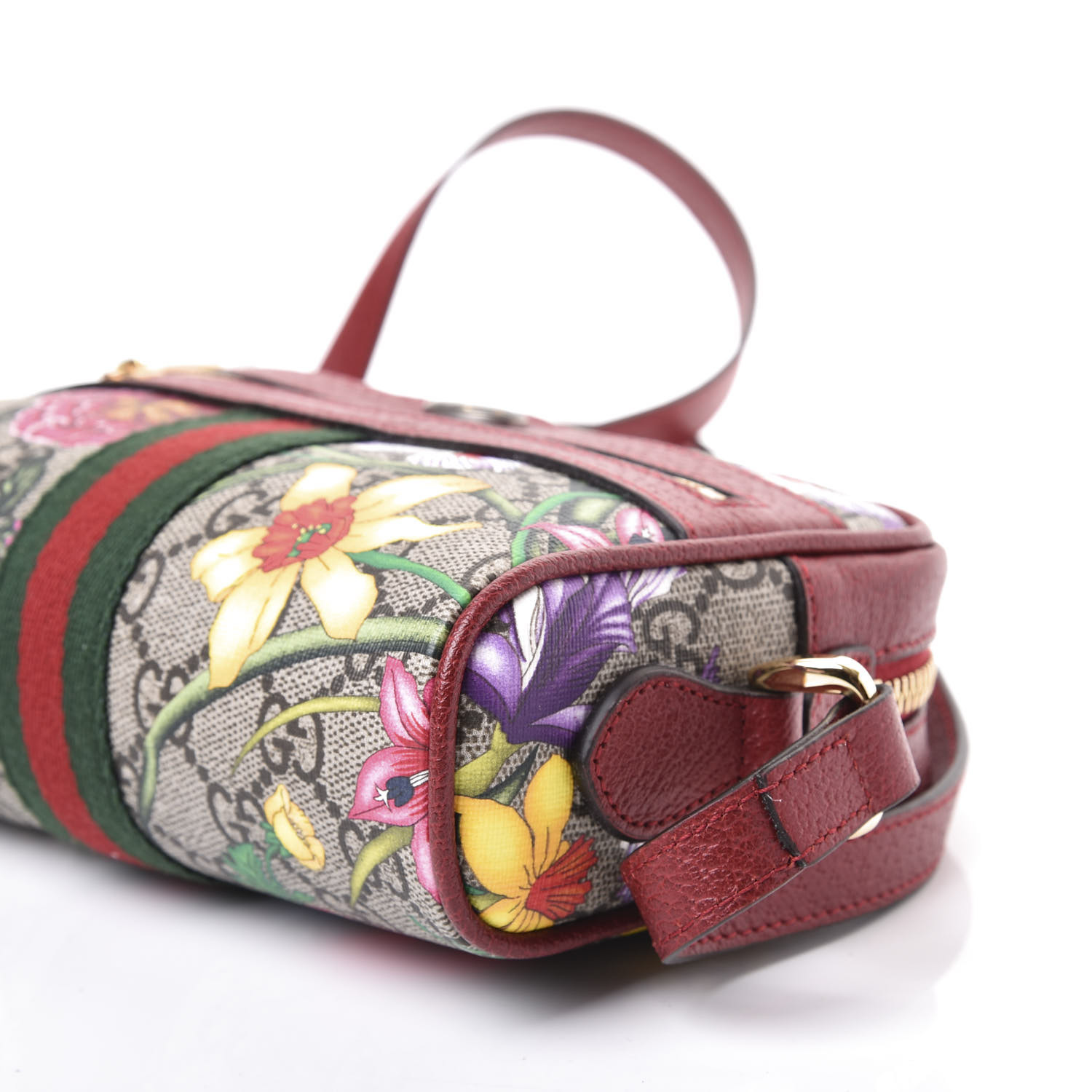 gucci small ophidia gg flora shoulder bag