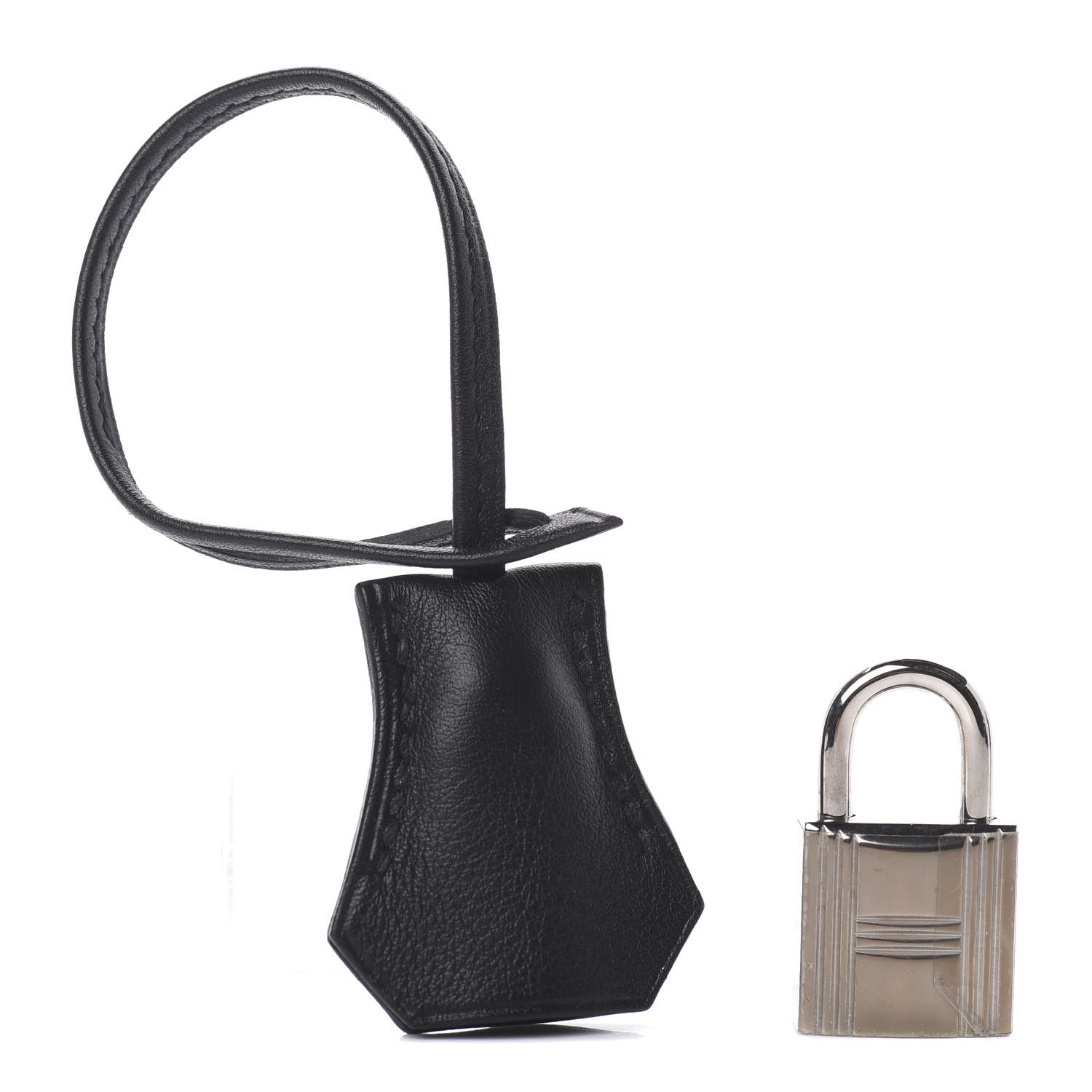 HERMES Swift Lock and Key Clochette Set Black 586011 | FASHIONPHILE