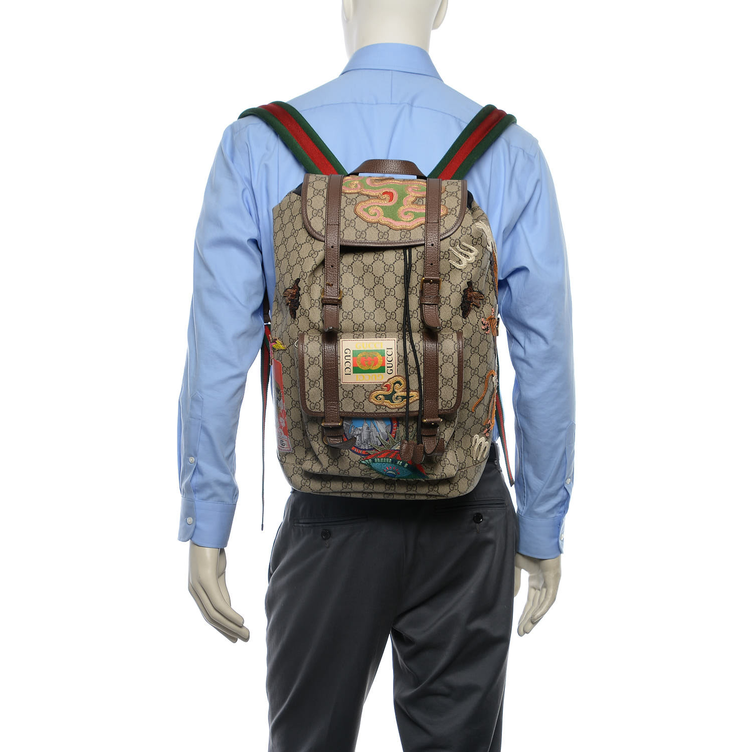 gucci courrier soft gg supreme backpack