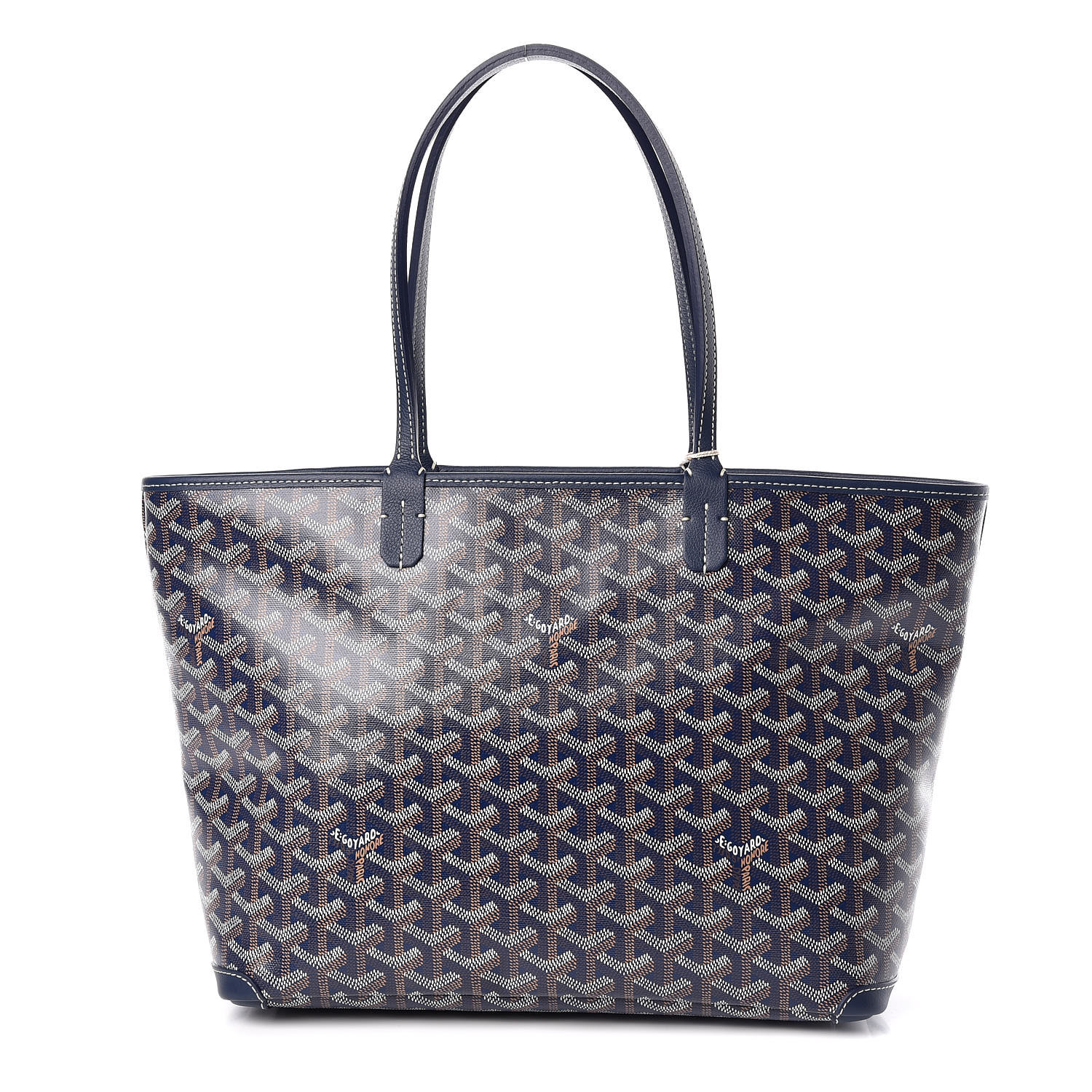 GOYARD Goyardine Artois PM Navy 368781 | FASHIONPHILE