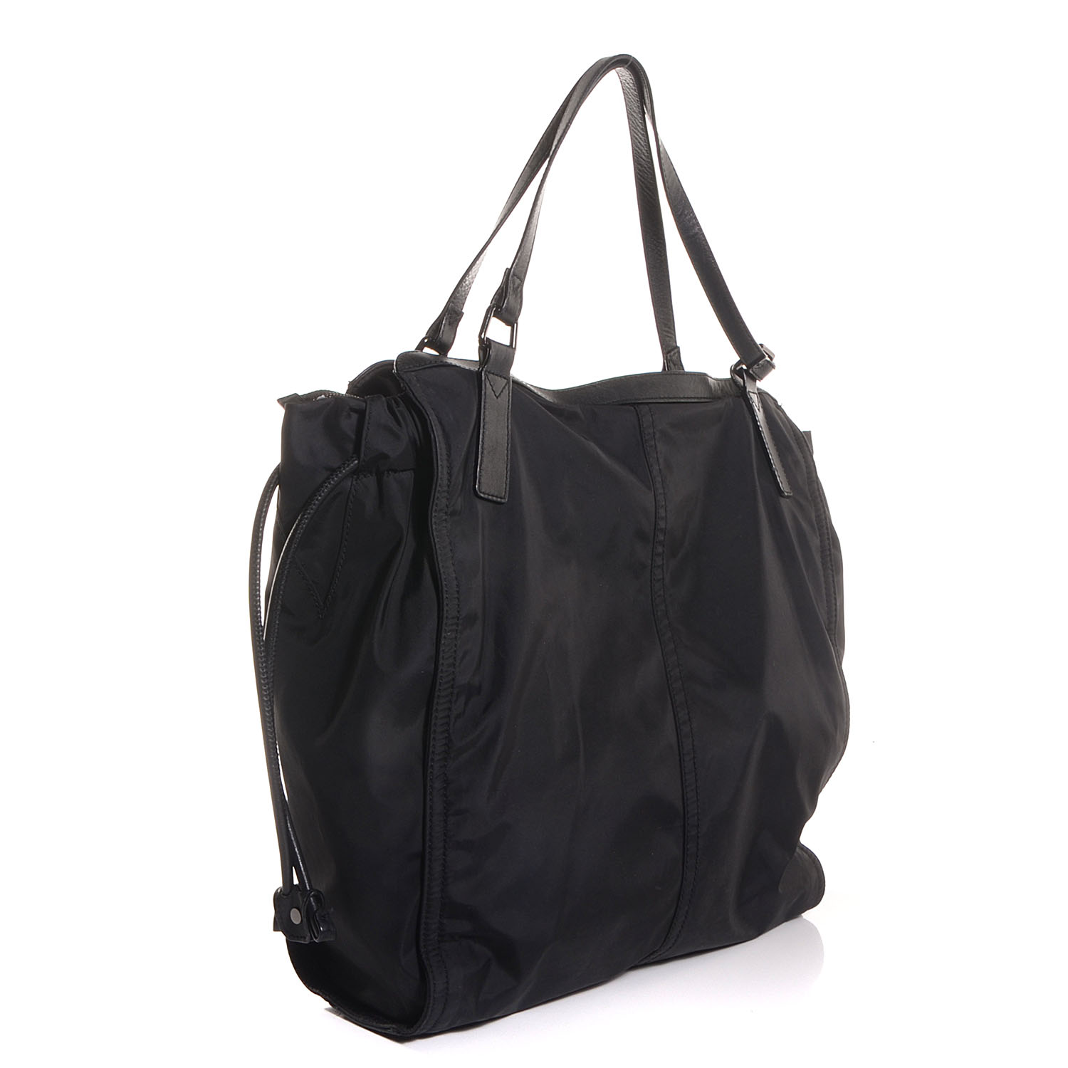 BURBERRY Nylon Buckleigh Packable Tote Black 84992