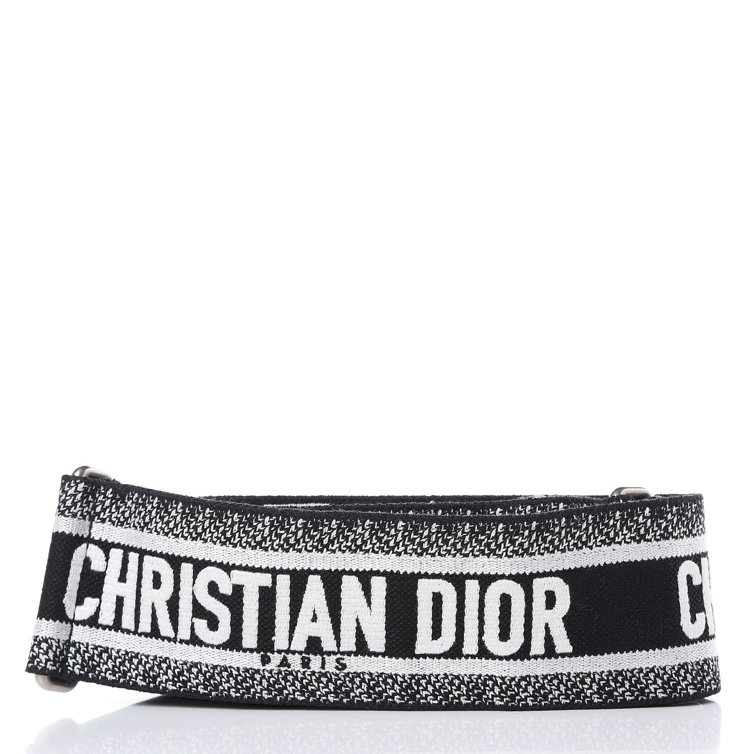 christian dior headband black and white