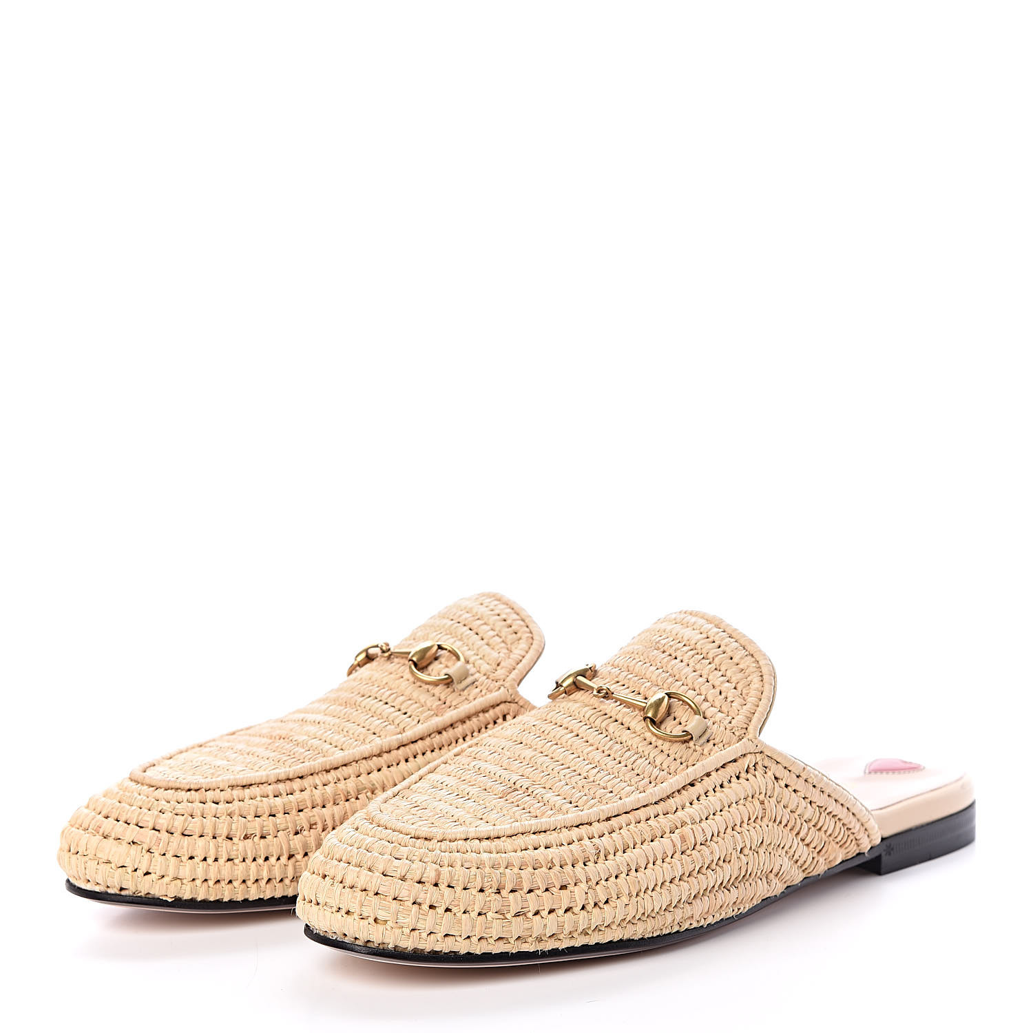 gucci princetown raffia