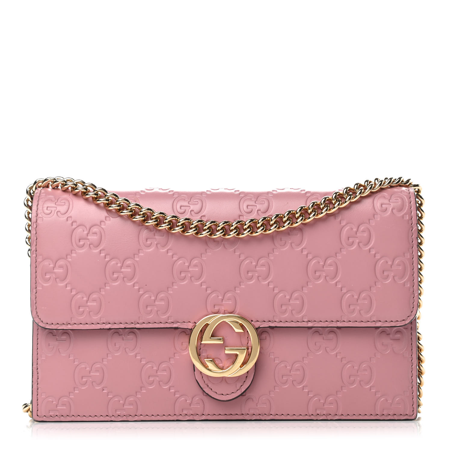 gucci wallet on chain pink