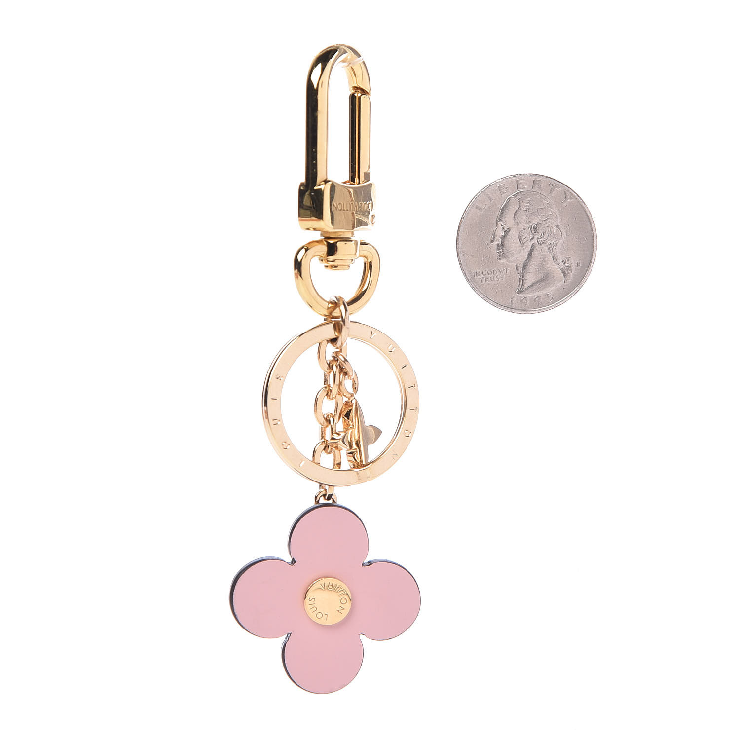 Louis Vuitton Blooming Flowers BB Bag Charm & Keyholder - Gold