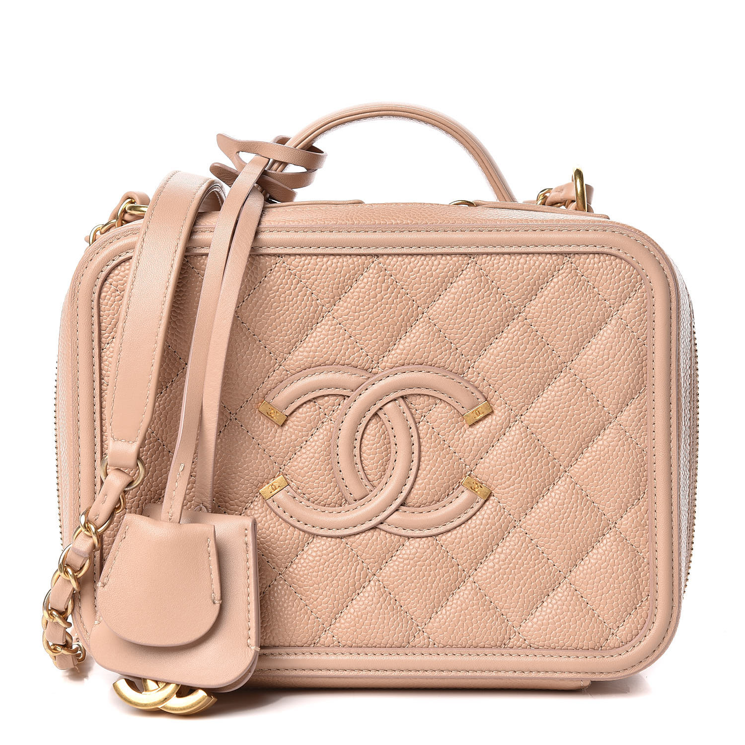 chanel filigree vanity case medium