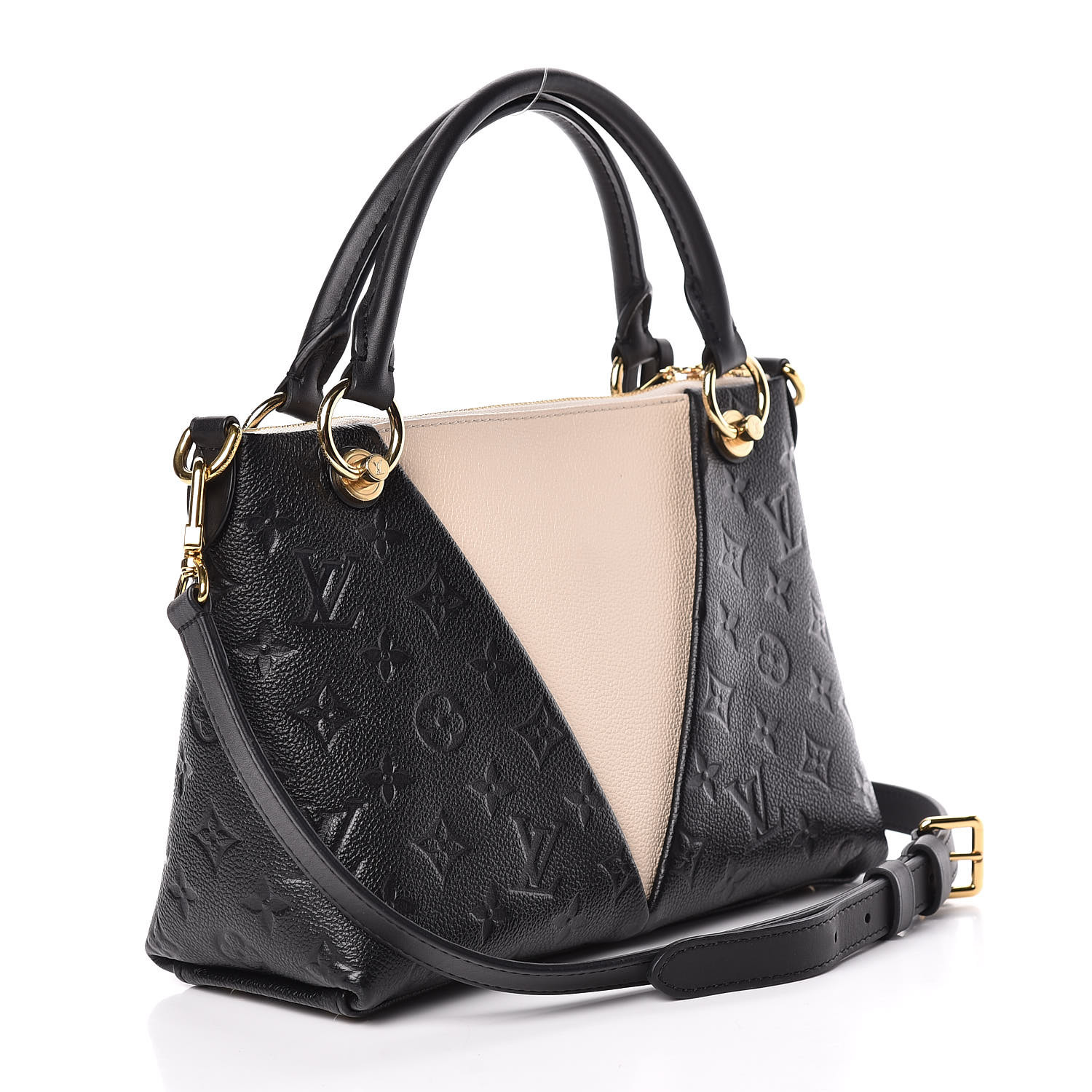 LOUIS VUITTON Empreinte V Tote BB Black 451040 | FASHIONPHILE