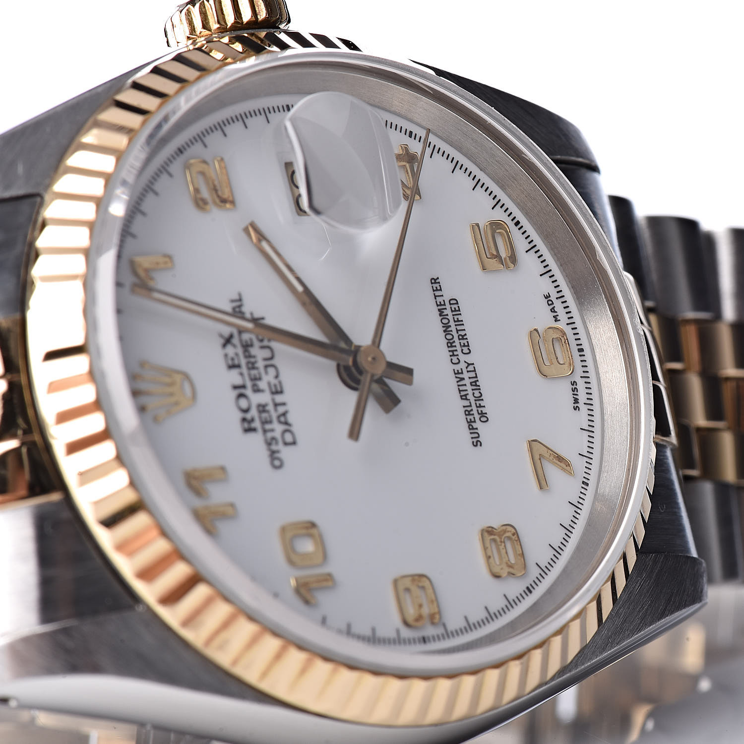 rolex 36mm datejust gold