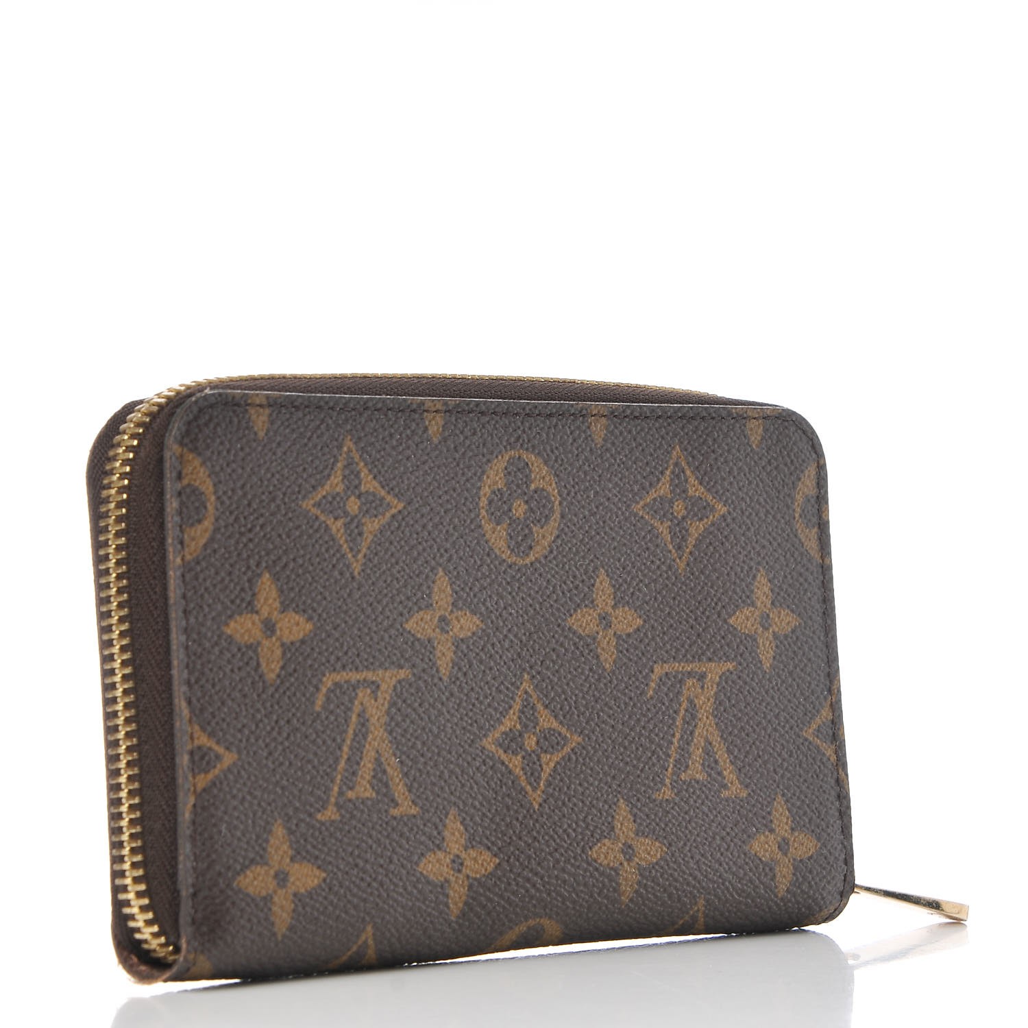 zippy compact wallet monogram