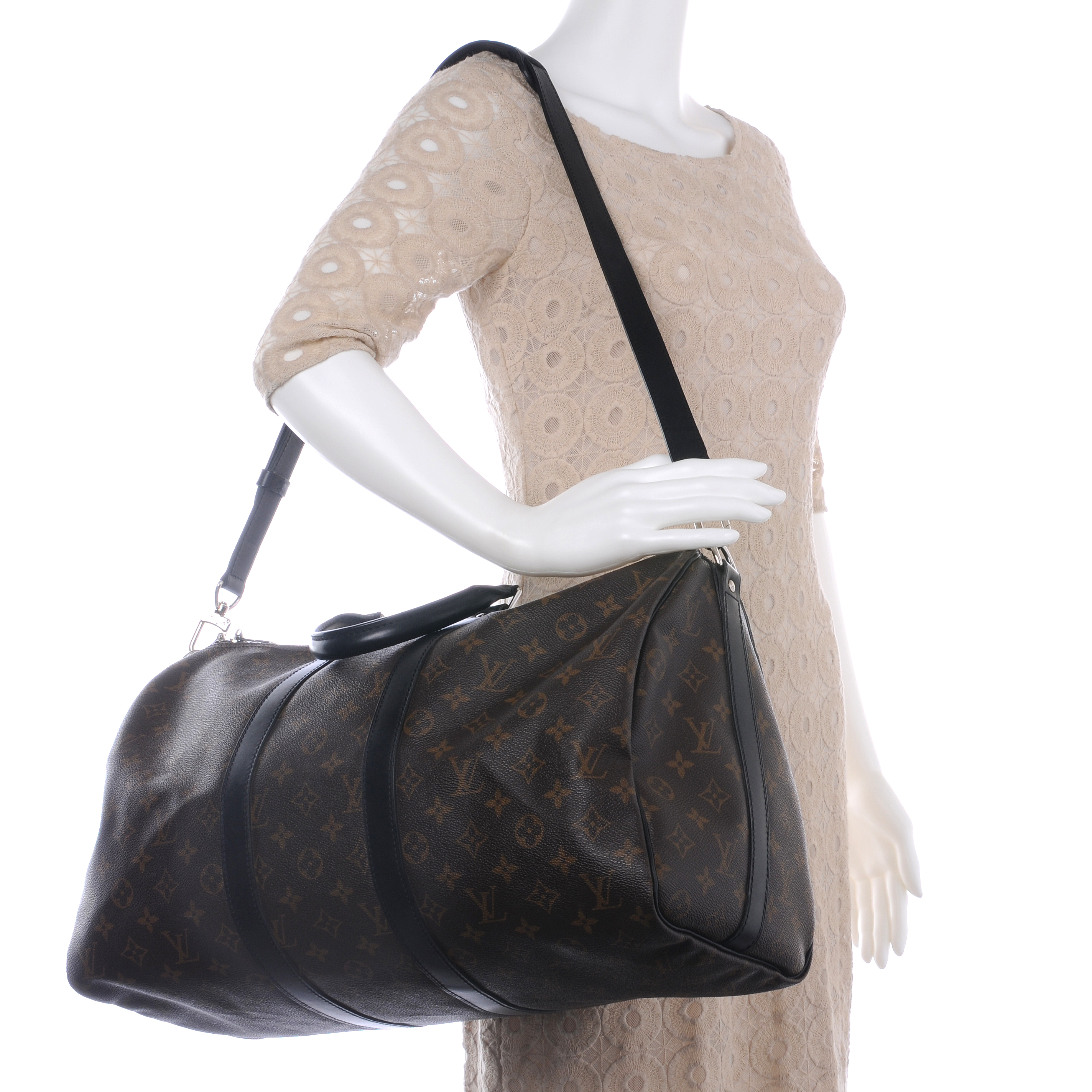 louis vuitton monogram macassar keepall bandouliere 45