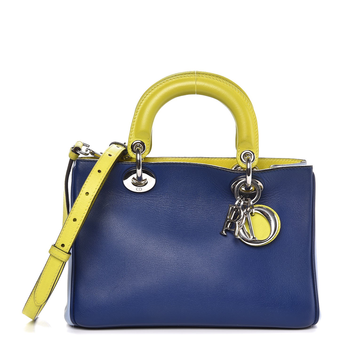 blue and yellow bag