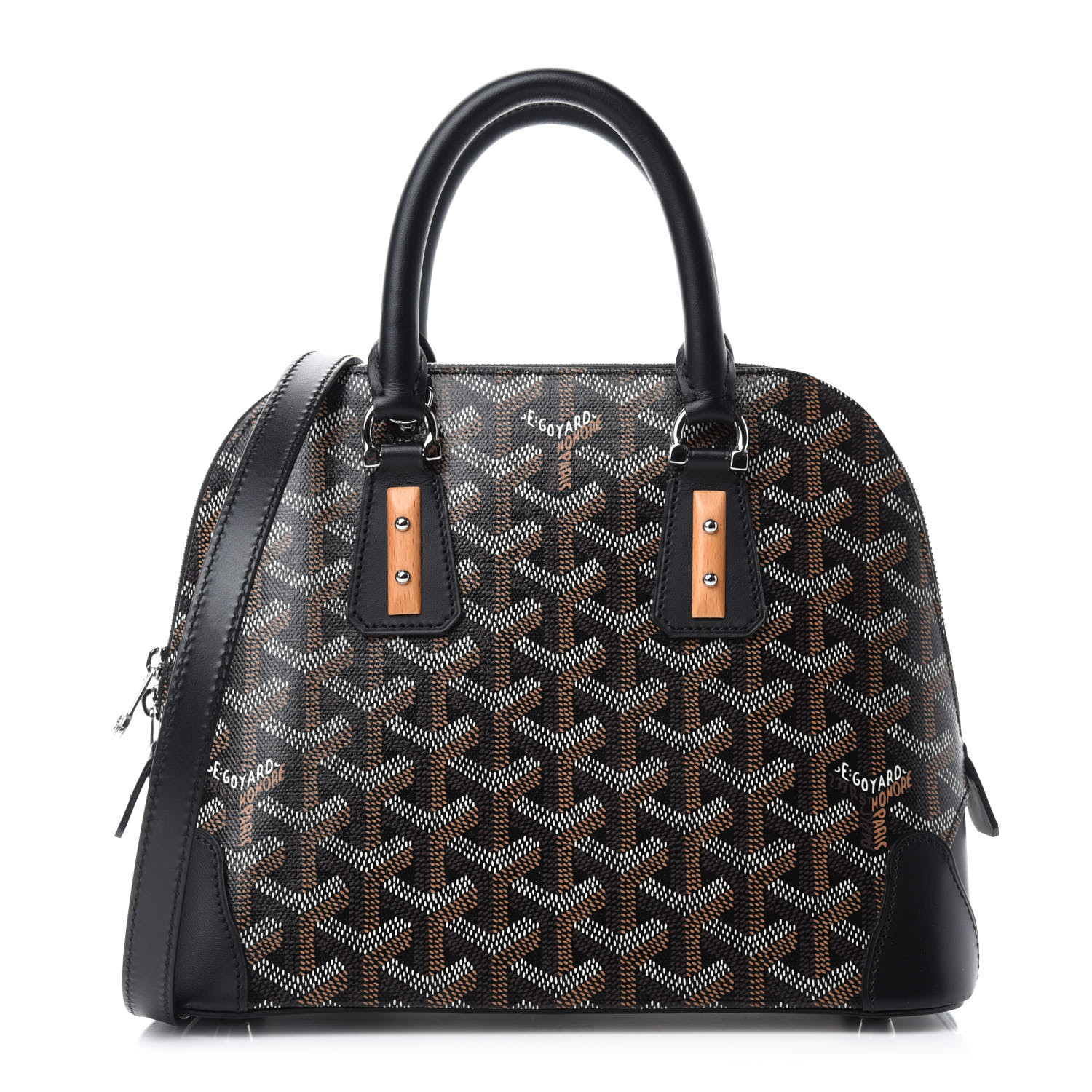 GOYARD Goyardine Mini Vendome Black 754489 | FASHIONPHILE