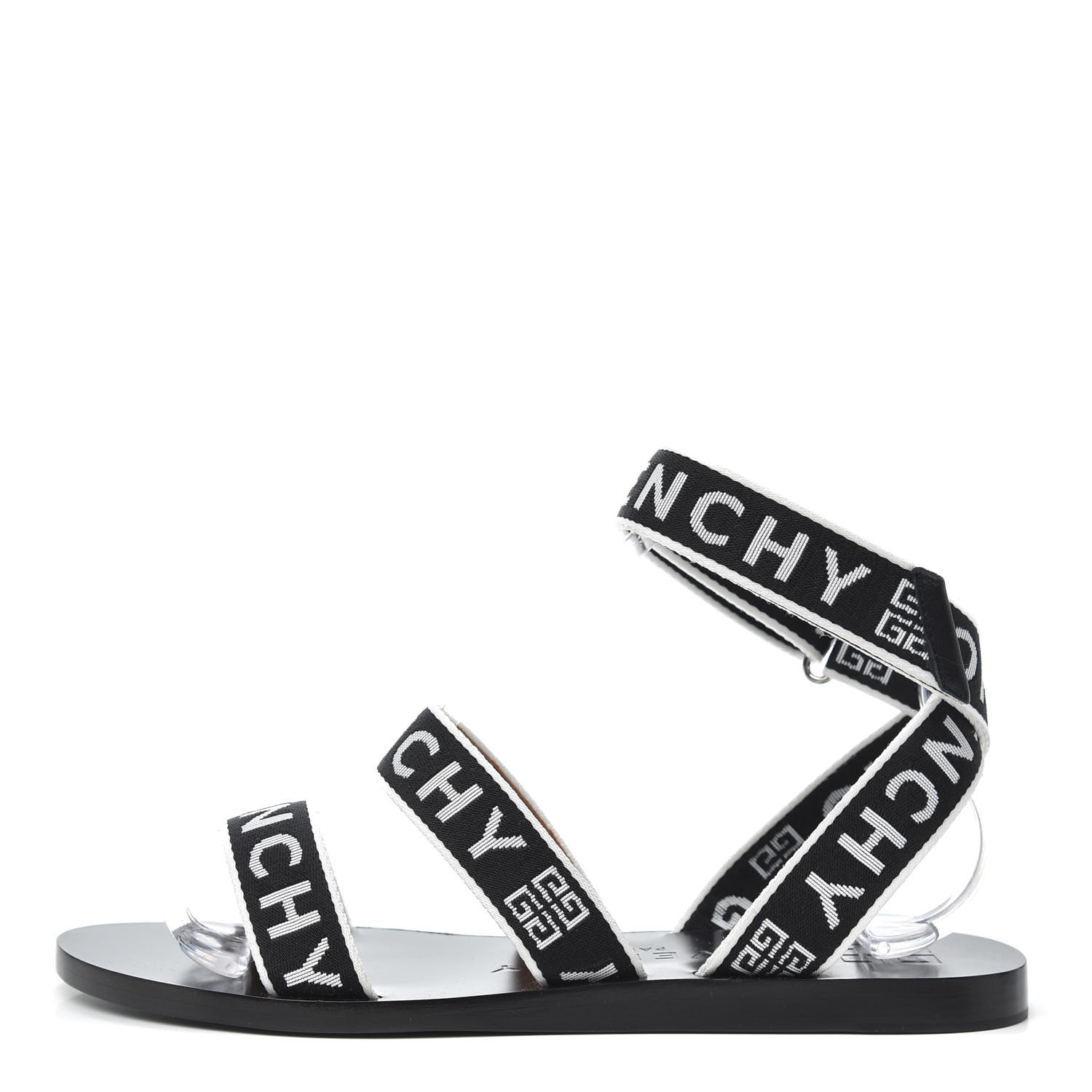 givenchy logo ankle strap sandal