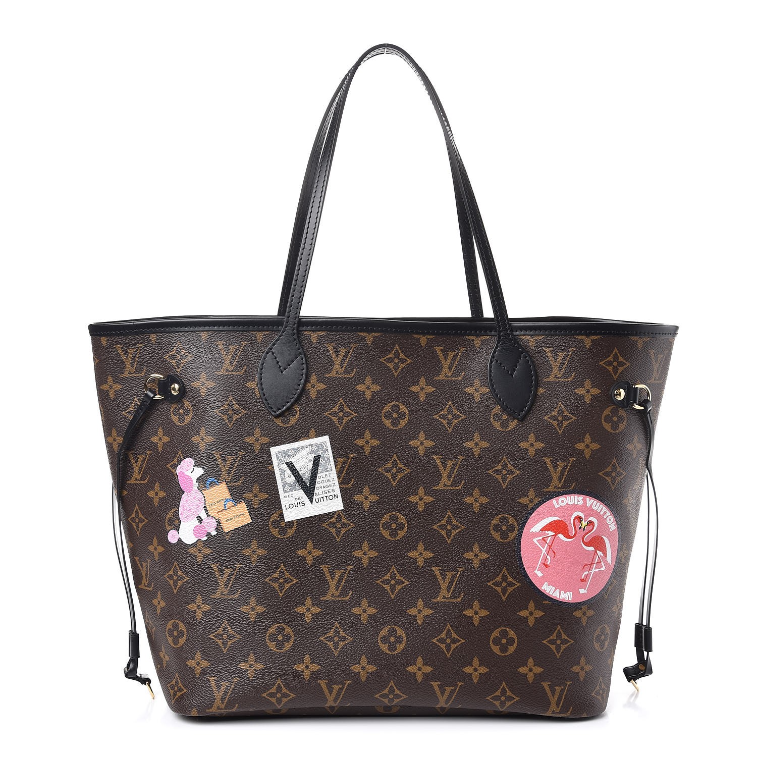 Louis Vuitton Neverfull MY LV WORLD TOUR MM Tote w/Pochette in