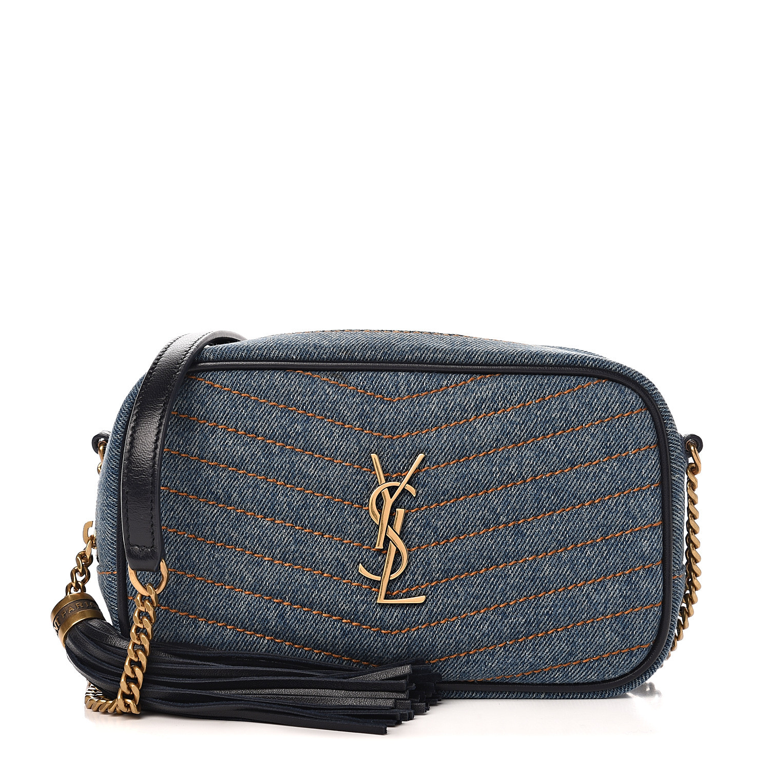 ysl denim bag