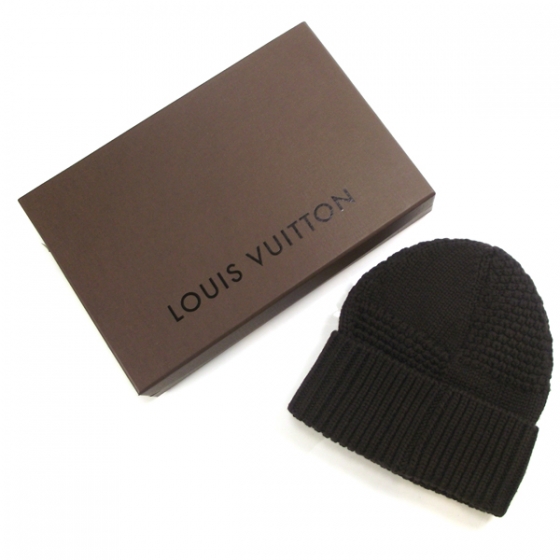 Wool beanie Louis Vuitton Brown size M International in Wool - 29013051