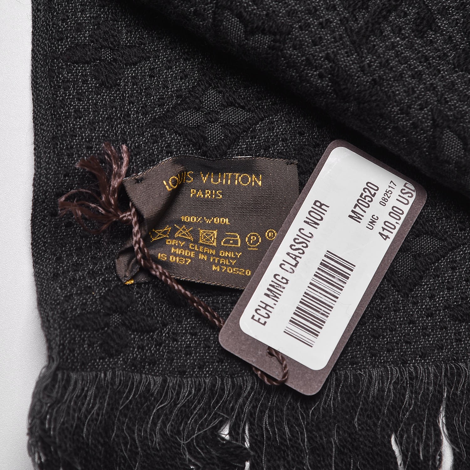 Louis Vuitton 2022-23FW Monogram Wool Logo Scarves (M77935)【2023】