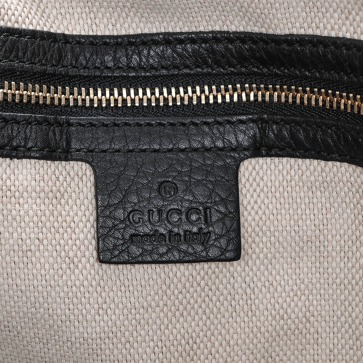 gucci black soho large shoulder bag