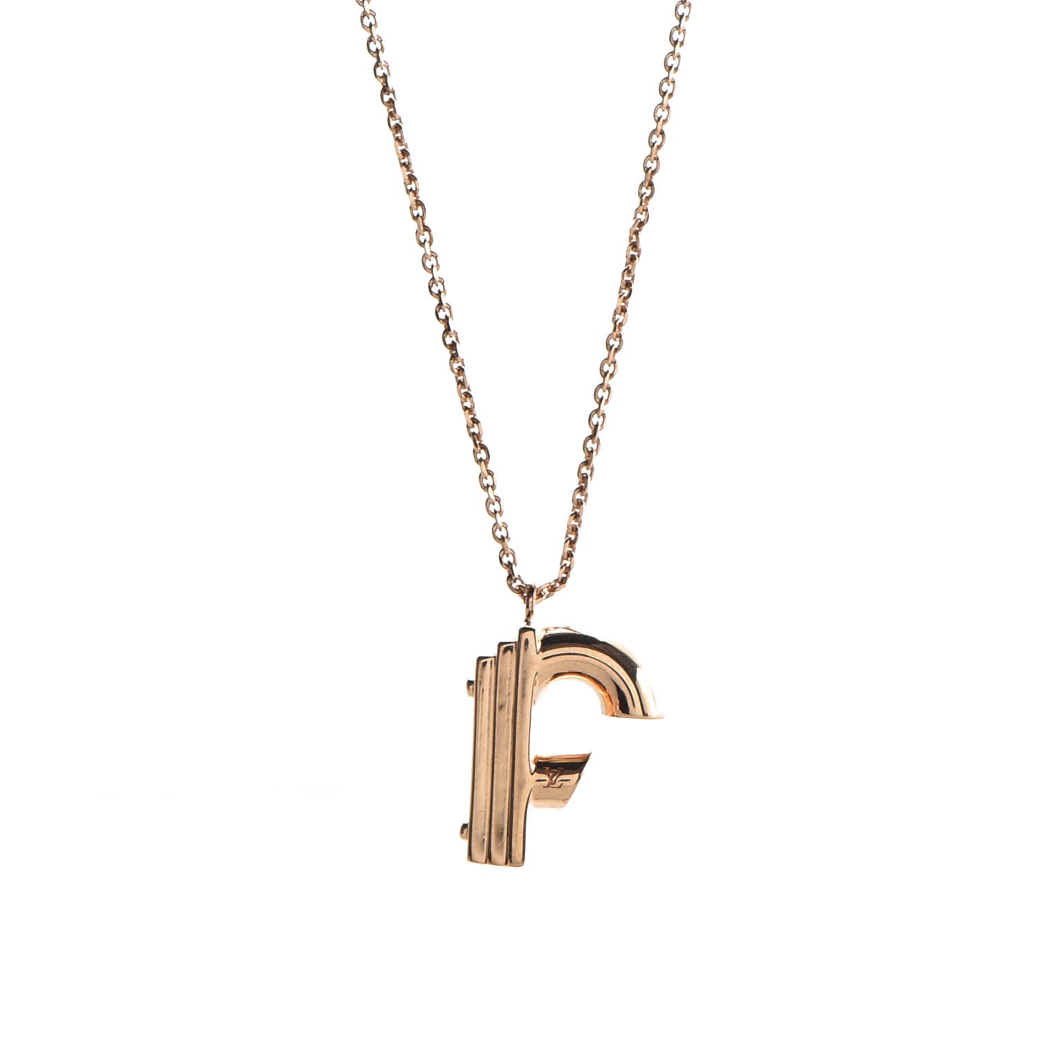 Louis Vuitton LV & Me Necklace, Letter Y Gold Metal
