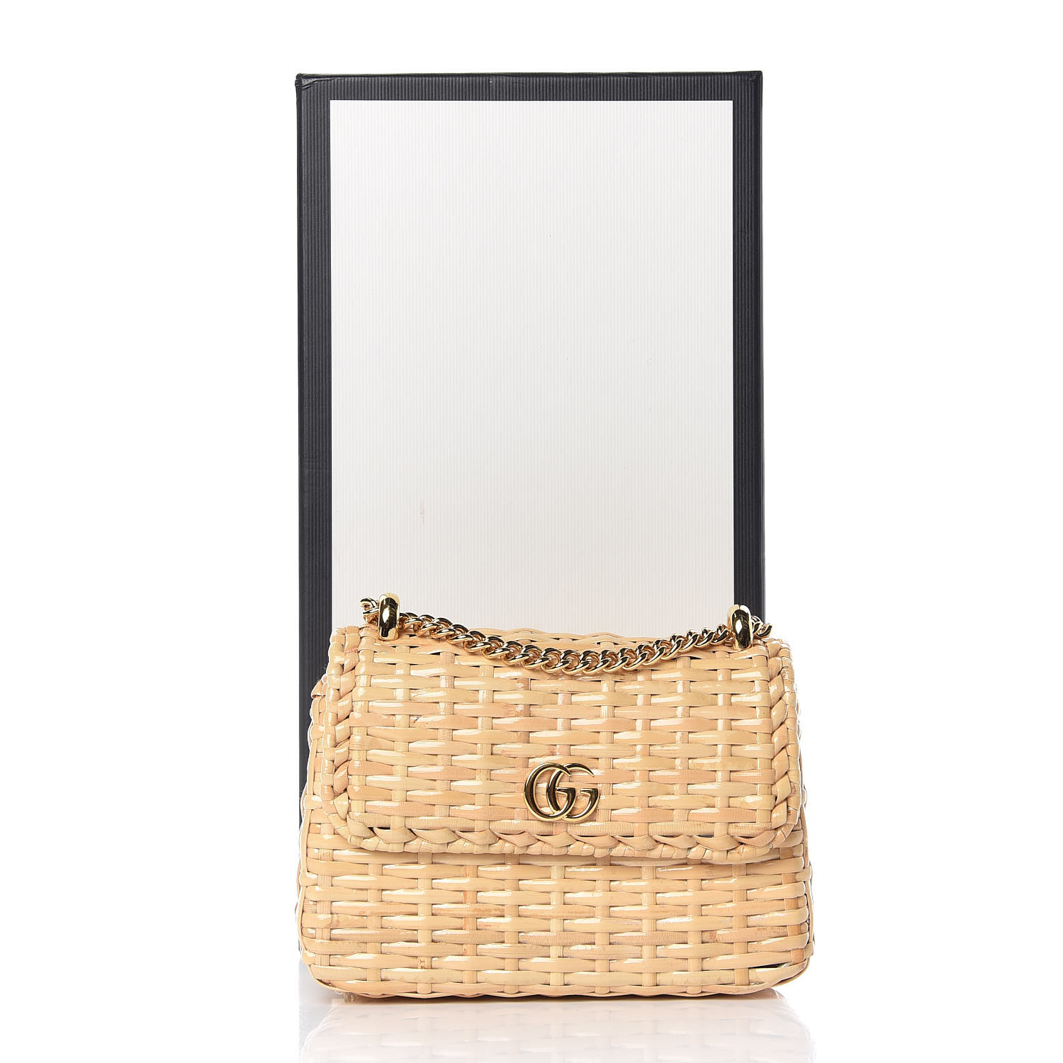 gucci cestino wicker bag