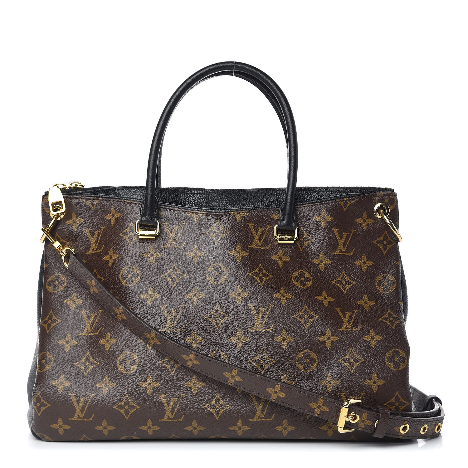 louis vuitton monogram pallas black