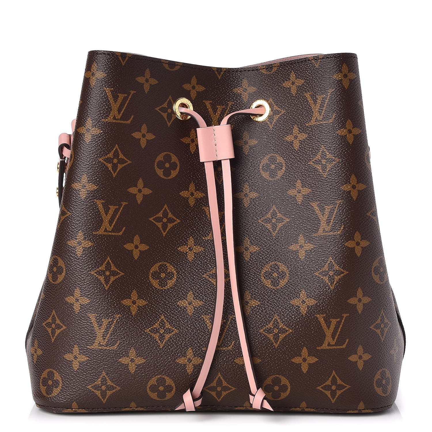 Louis Vuitton Monogram Neonoe MM Rose Poudre Brown